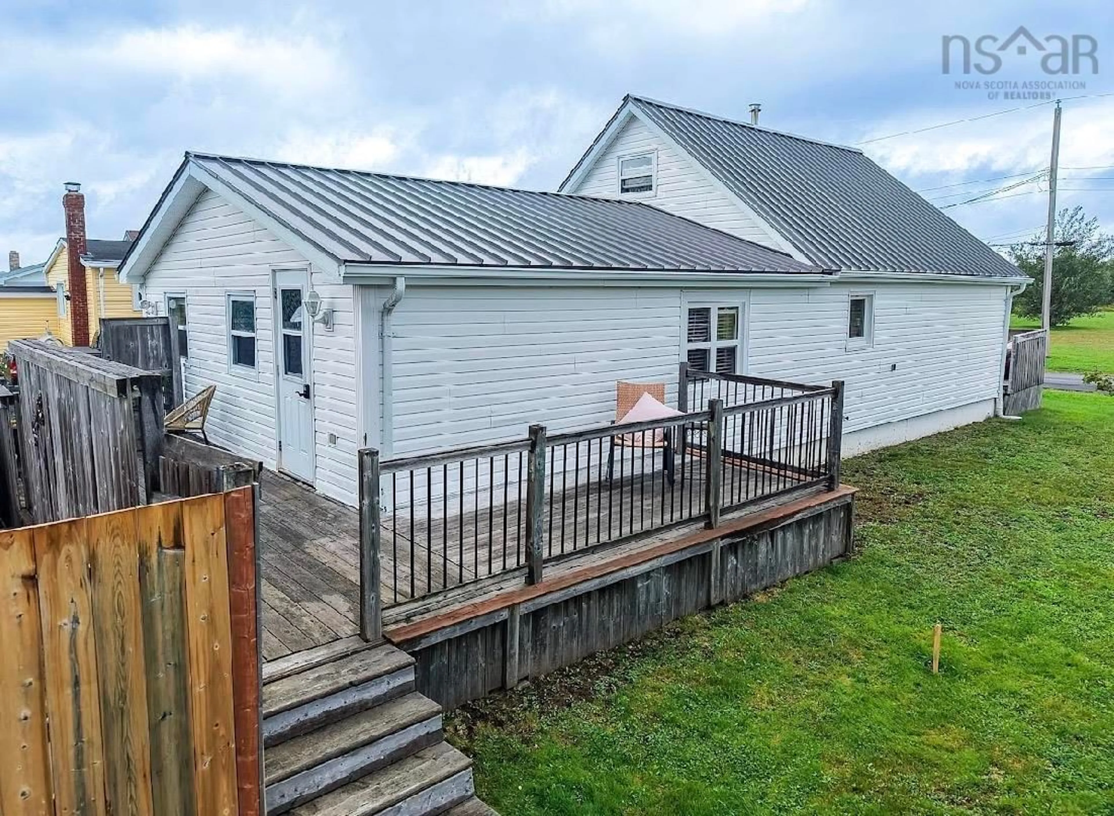 A pic from outside/outdoor area/front of a property/back of a property/a pic from drone, building for 60 Daley Rd, New Victoria Nova Scotia B1H 4Z4