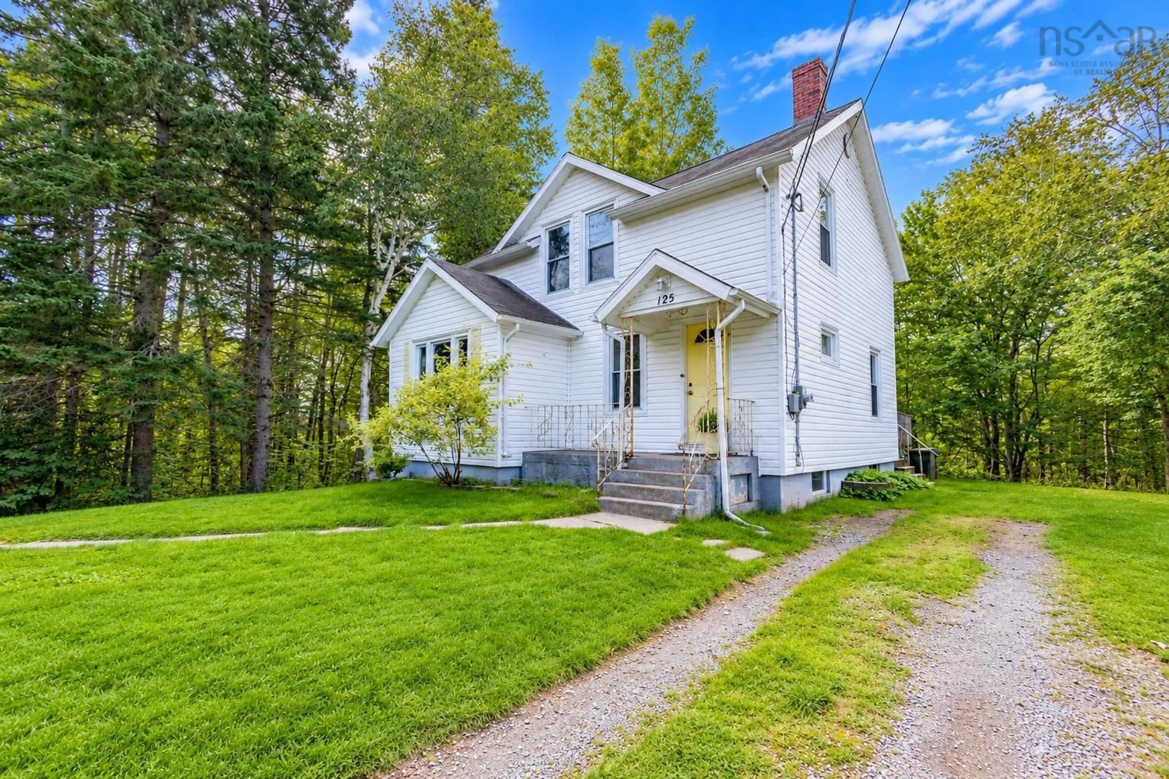 A pic from outside/outdoor area/front of a property/back of a property/a pic from drone, street for 125 Rudderham Rd, Point Edward Nova Scotia B2A 4V4