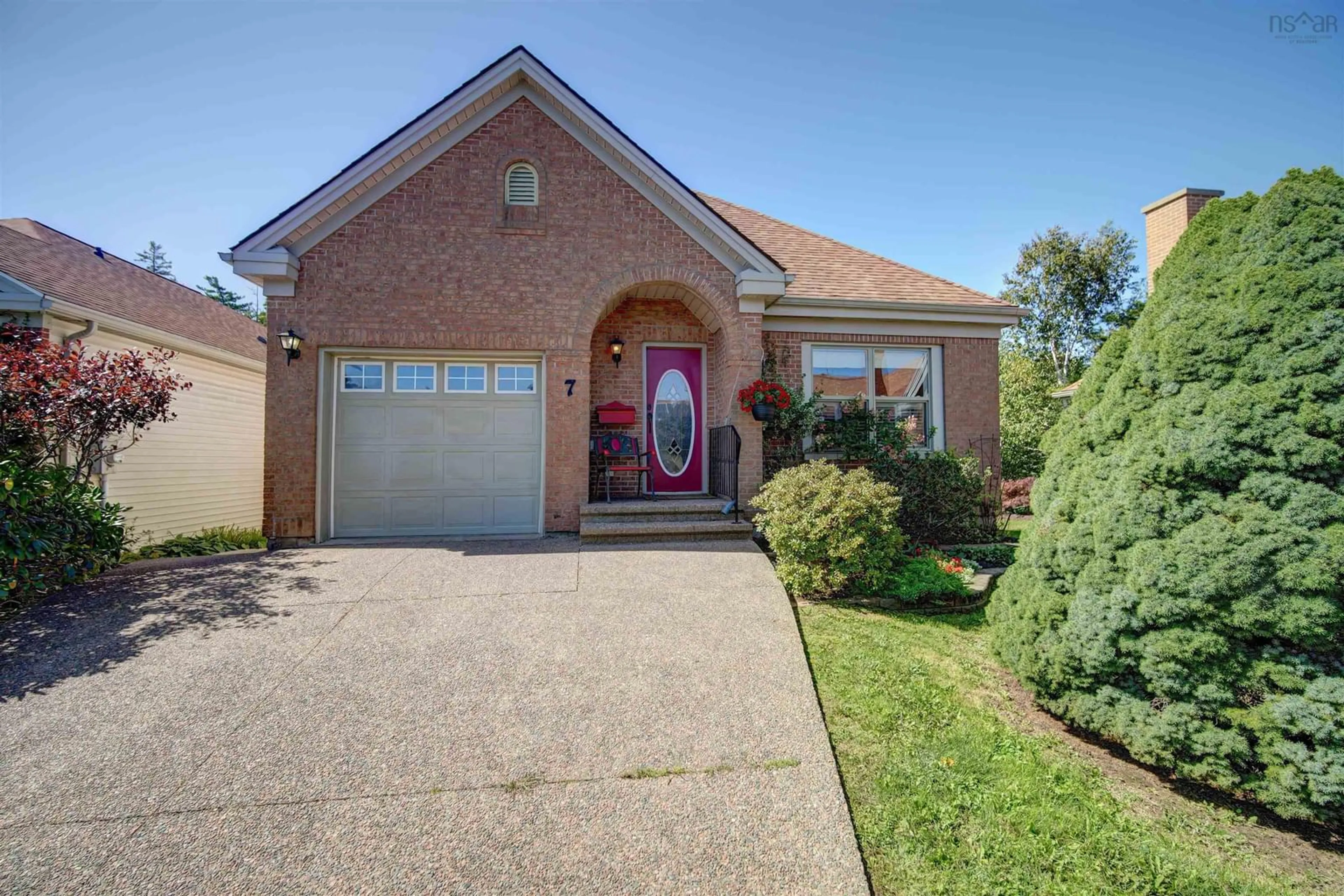 Home with brick exterior material, street for 7 Compass Rose Crt, Bedford Nova Scotia B4A 3Y9