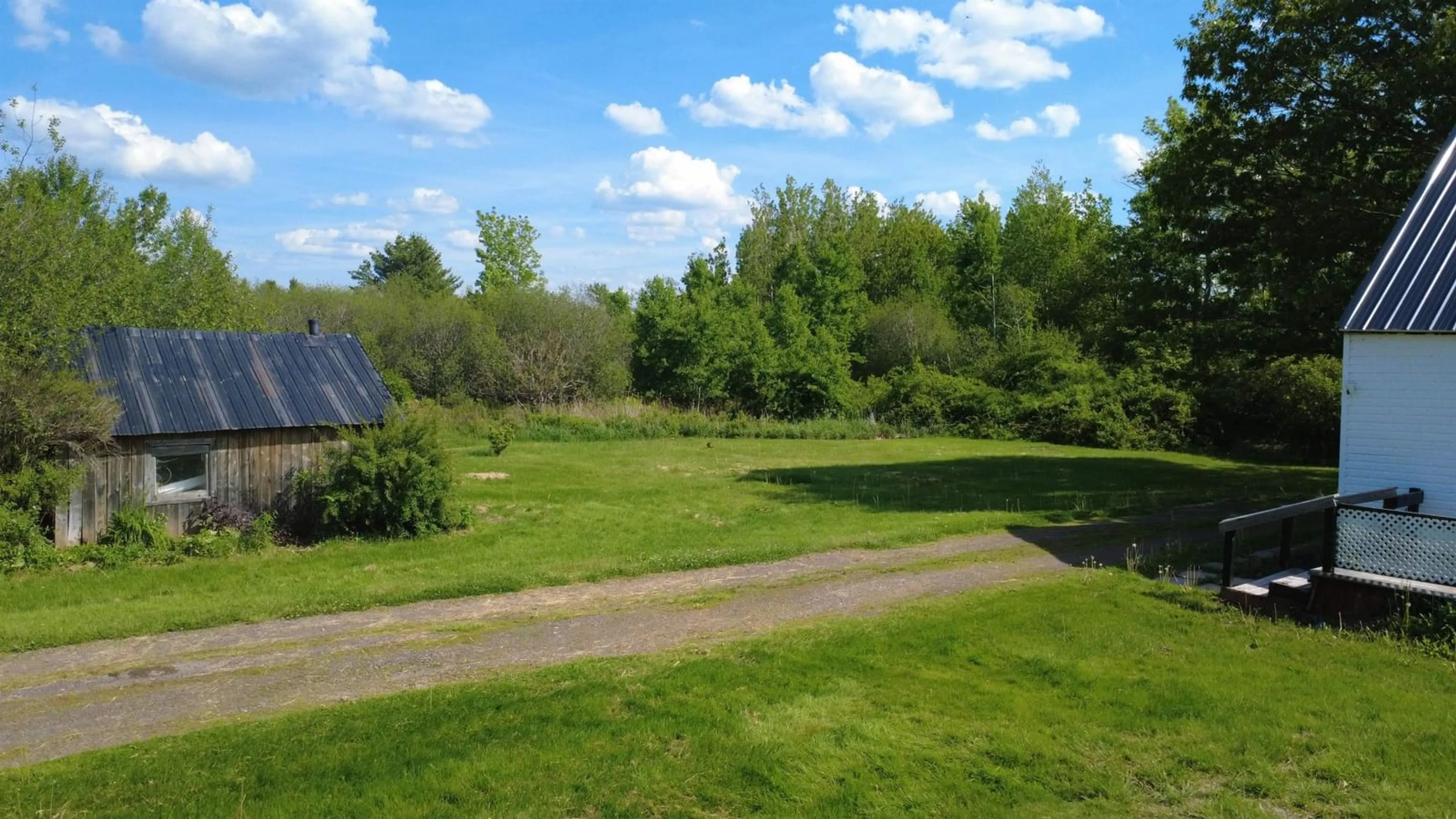 A pic from outside/outdoor area/front of a property/back of a property/a pic from drone, forest/trees view for 150 Roger Rd, Welsford Nova Scotia B0K 1N0
