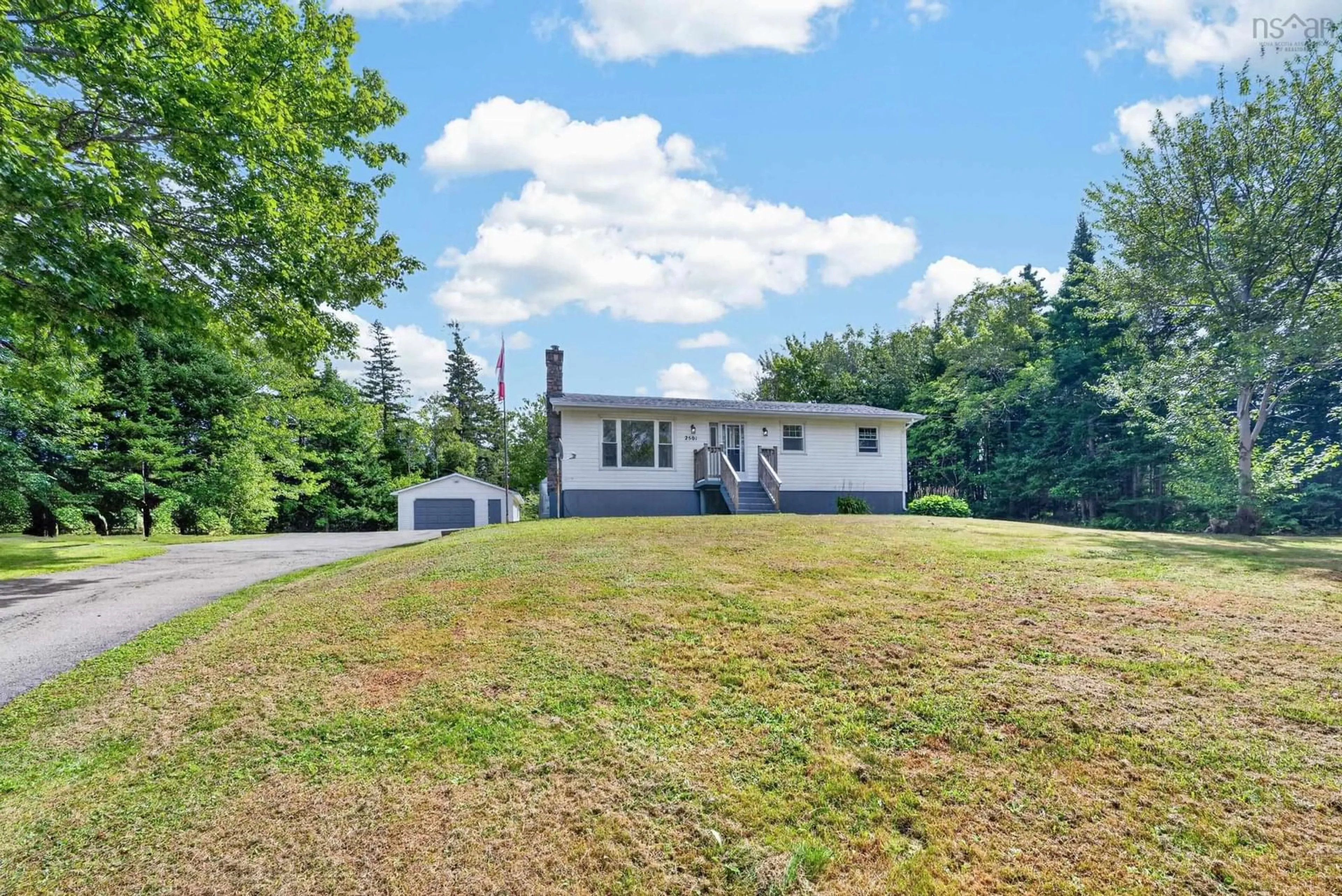 A pic from outside/outdoor area/front of a property/back of a property/a pic from drone, unknown for 2501 Gabarus Highway, Caribou Marsh Nova Scotia B1L 1G1