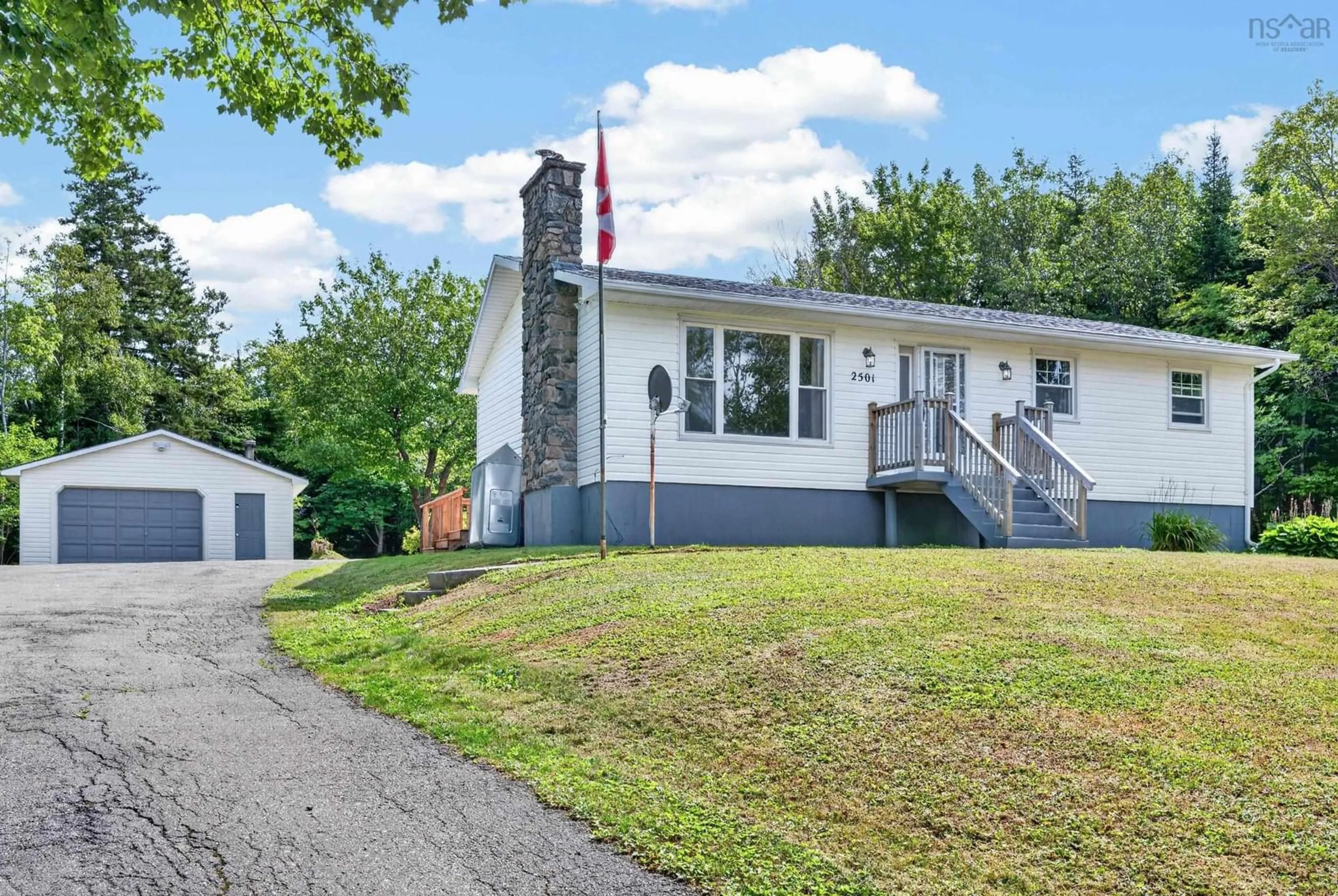 Home with vinyl exterior material, unknown for 2501 Gabarus Highway, Caribou Marsh Nova Scotia B1L 1G1