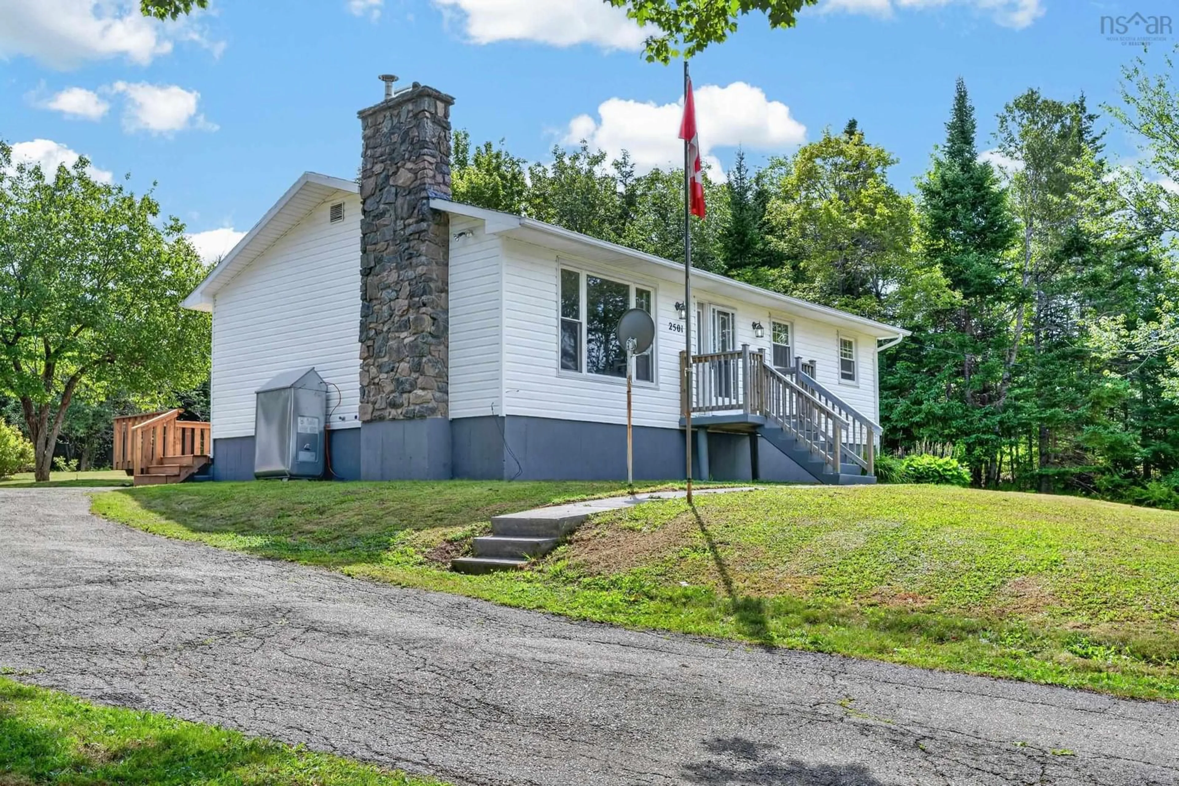 Home with vinyl exterior material, unknown for 2501 Gabarus Highway, Caribou Marsh Nova Scotia B1L 1G1