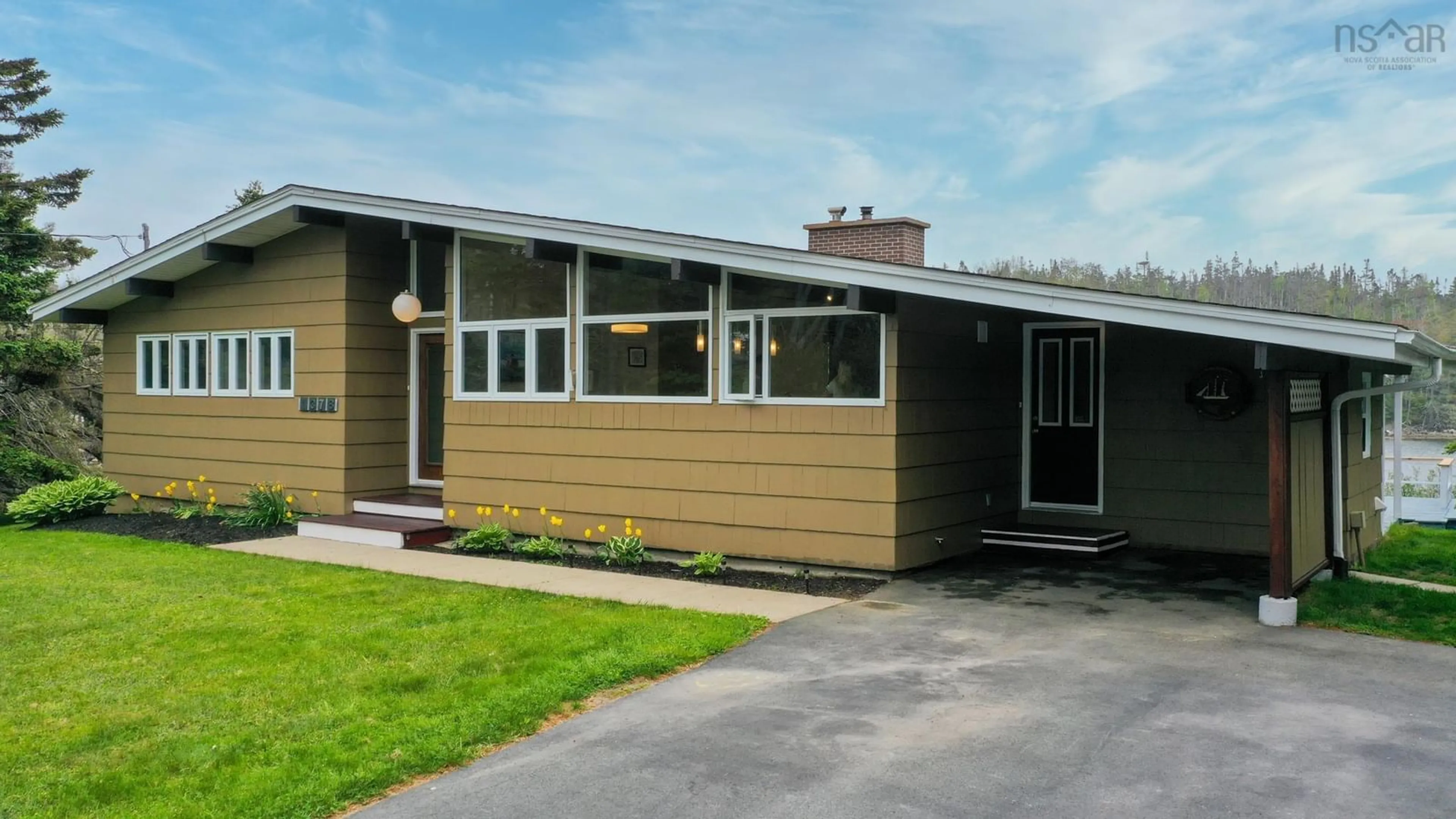 Home with vinyl exterior material, street for 1378 Ketch Harbour Rd, Sambro Head Nova Scotia B3V 1L1