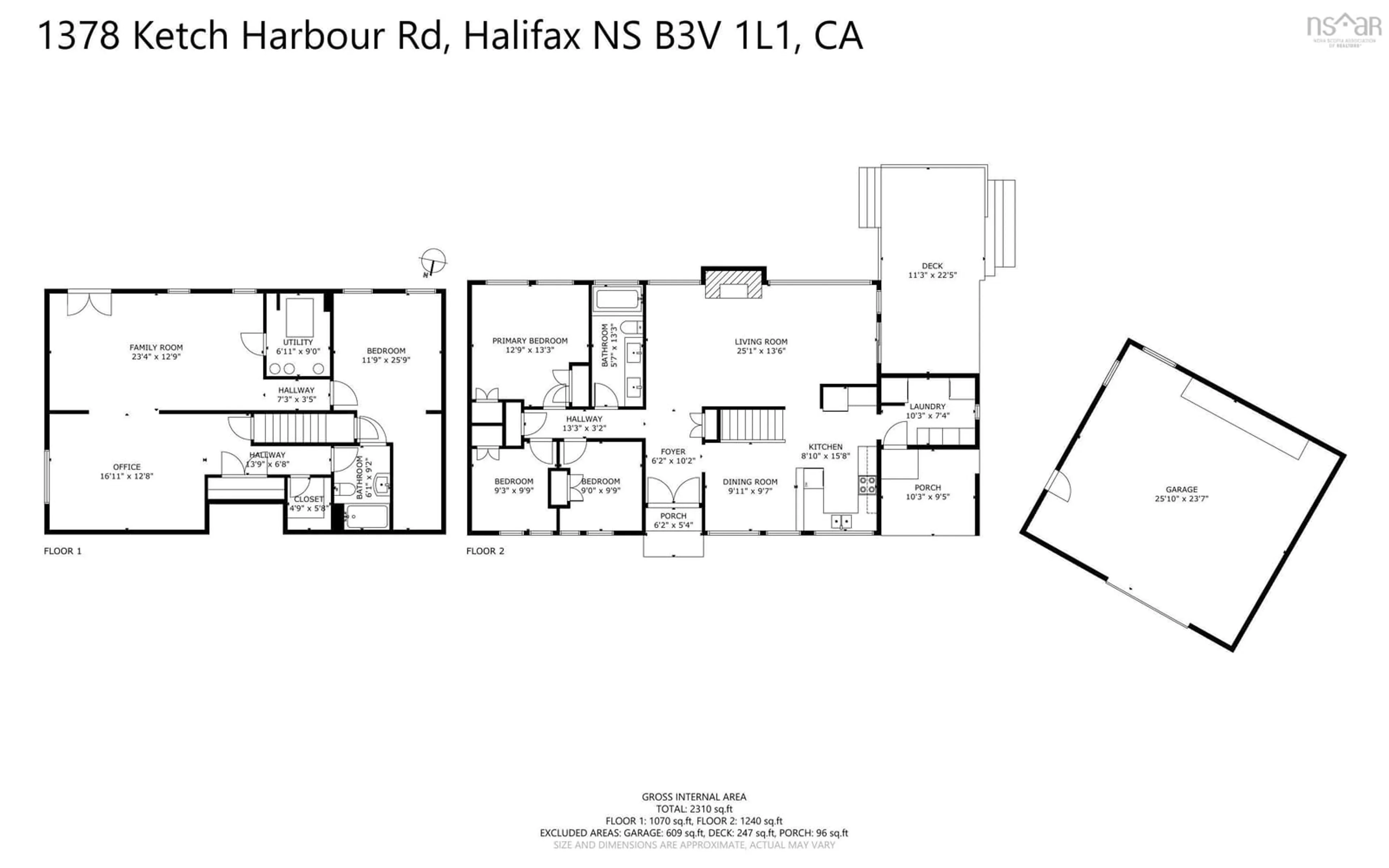 Floor plan for 1378 Ketch Harbour Rd, Sambro Head Nova Scotia B3V 1L1
