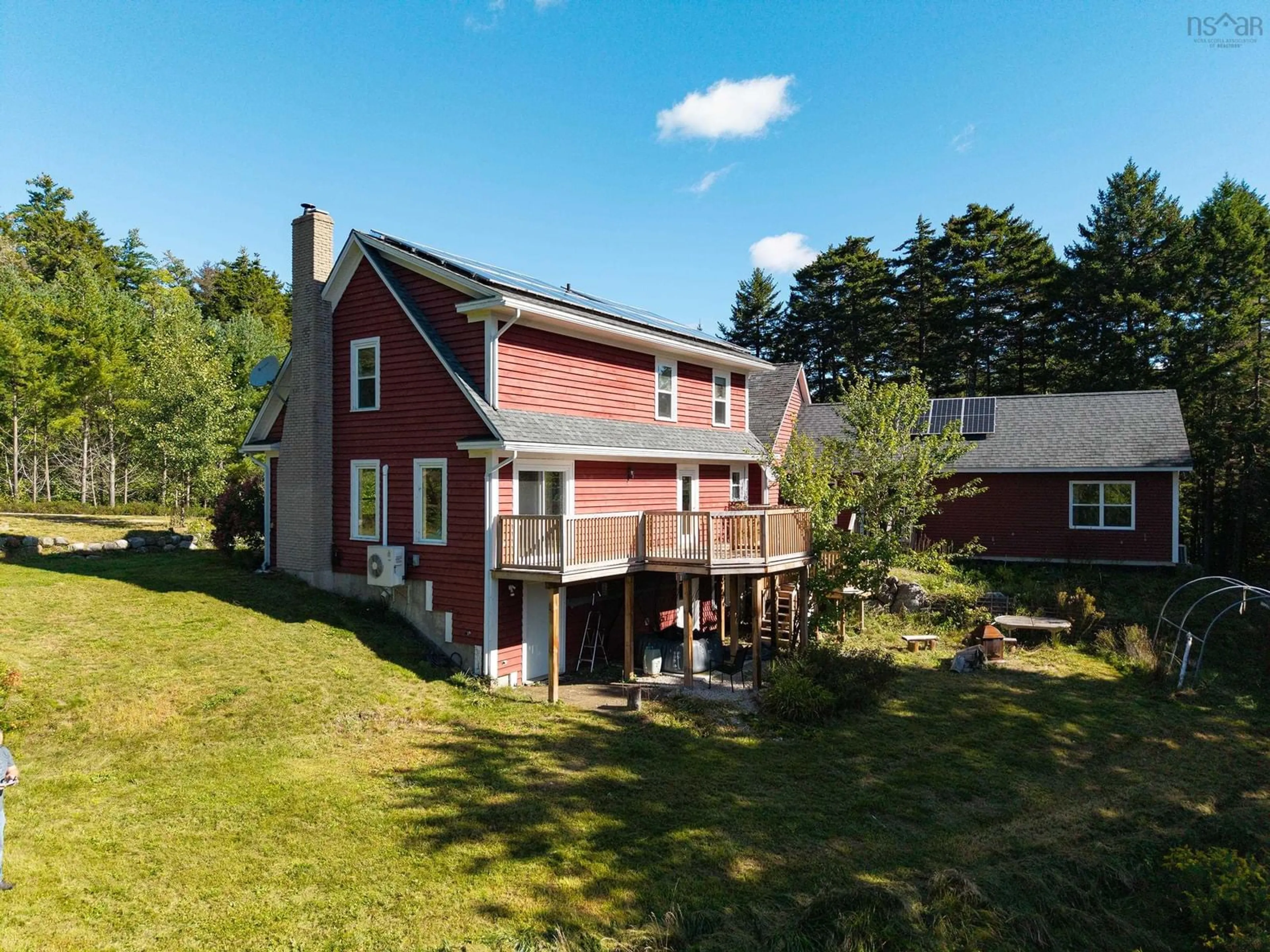 A pic from outside/outdoor area/front of a property/back of a property/a pic from drone, unknown for 419 Lakewood Dr, Chester Grant Nova Scotia B0K 1L0