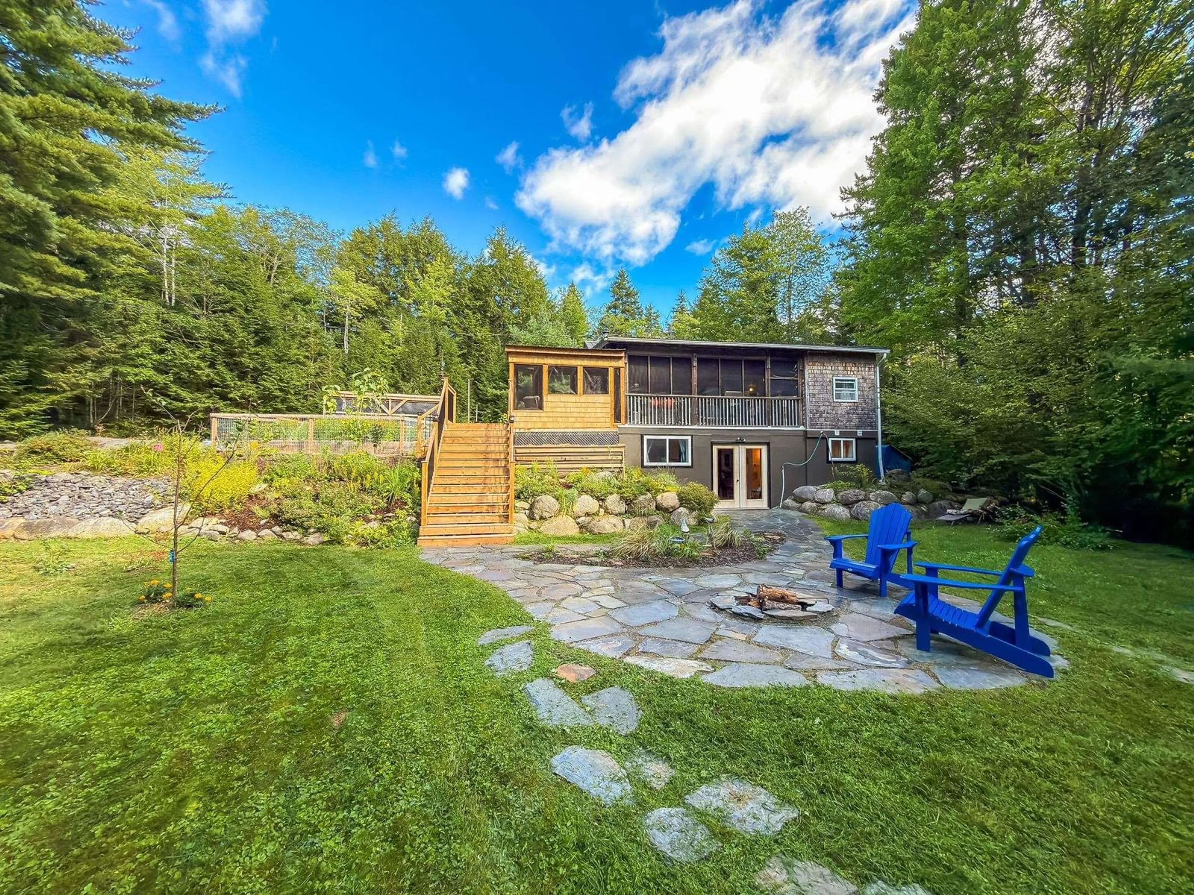 Patio, water/lake/river/ocean view for 85 High Point Terr, Molega North Nova Scotia B0T 1X0