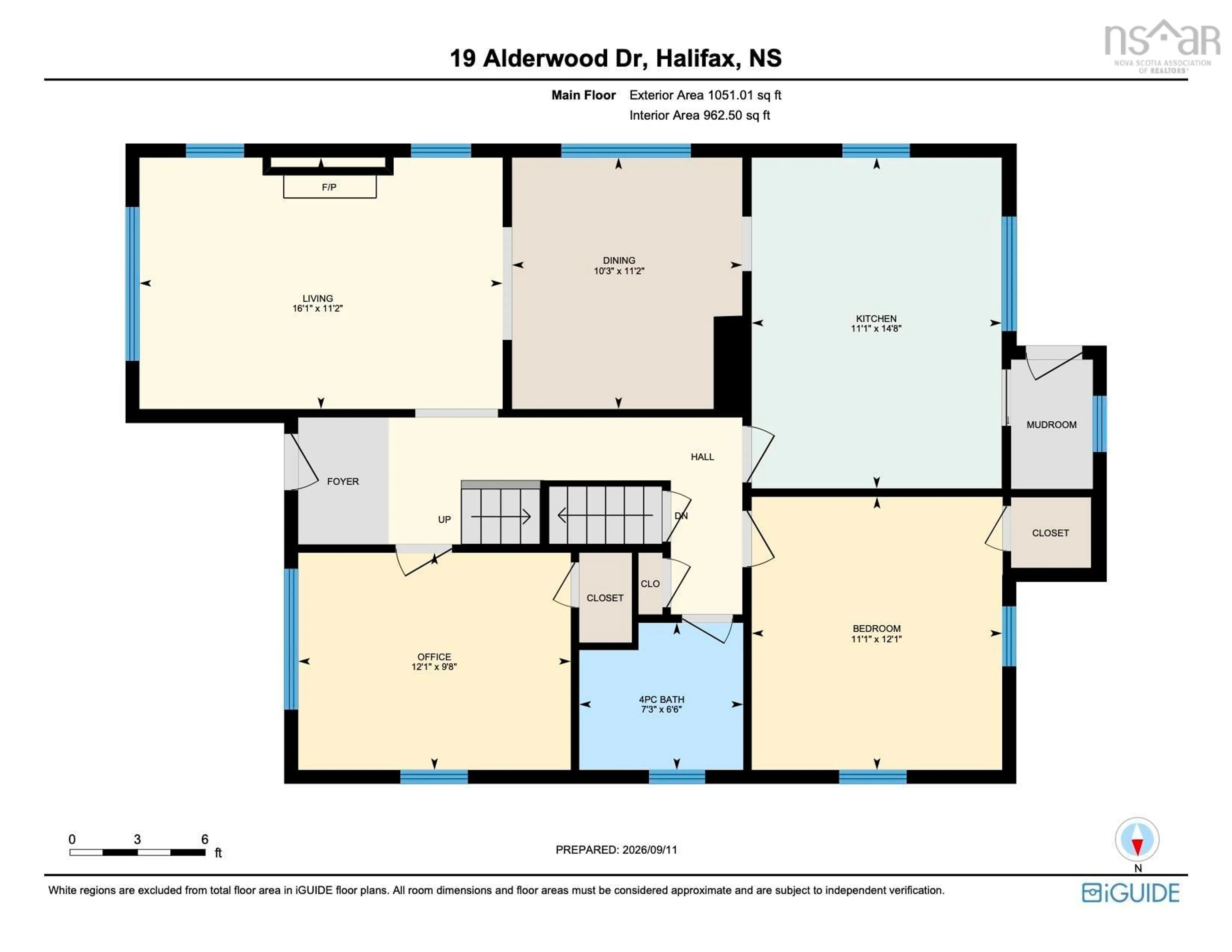 Floor plan for 19 Alderwood Dr, Halifax Nova Scotia B3N 1S6
