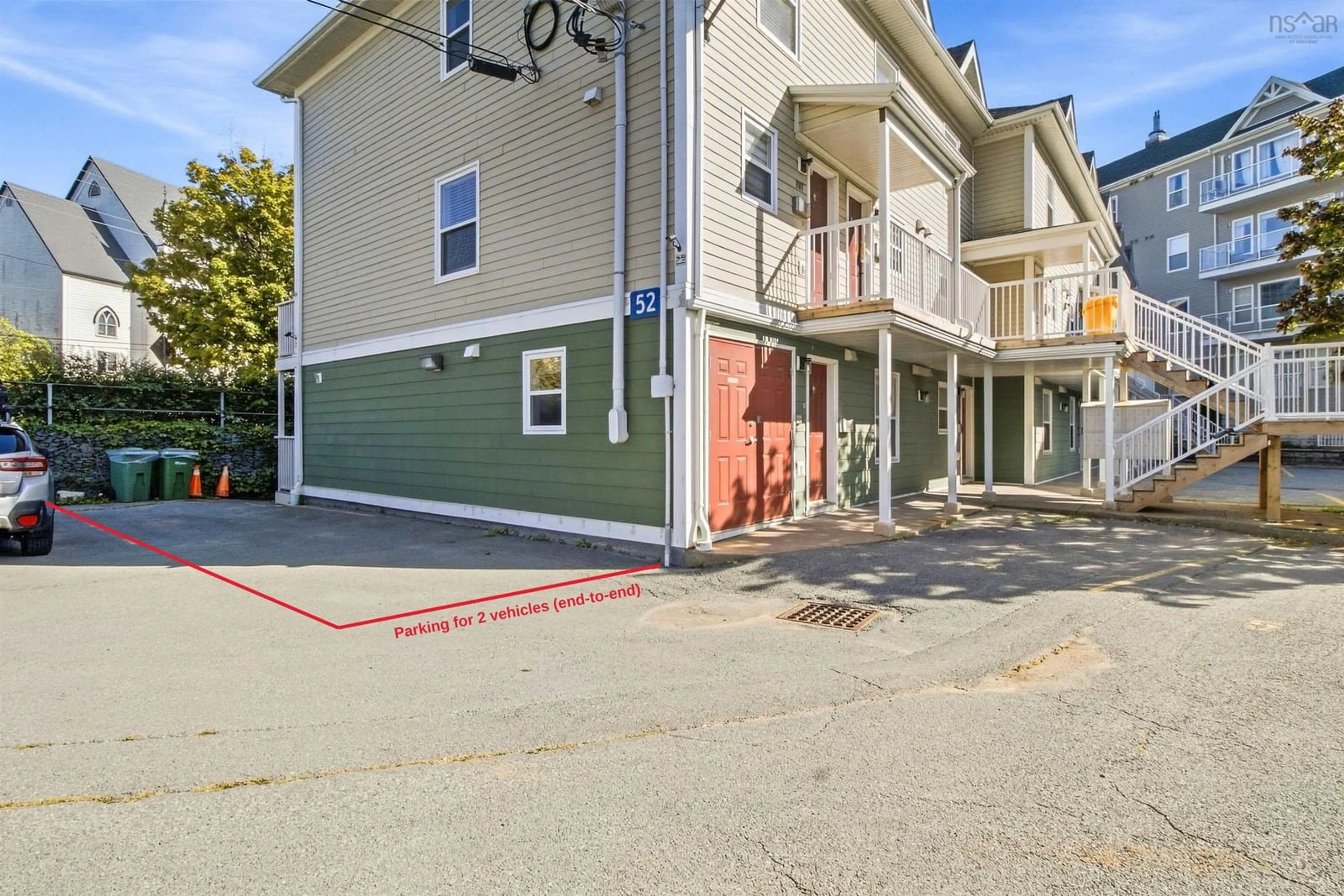 Patio, street for 52 Irishtown Rd #104, Dartmouth Nova Scotia B2W 2W9