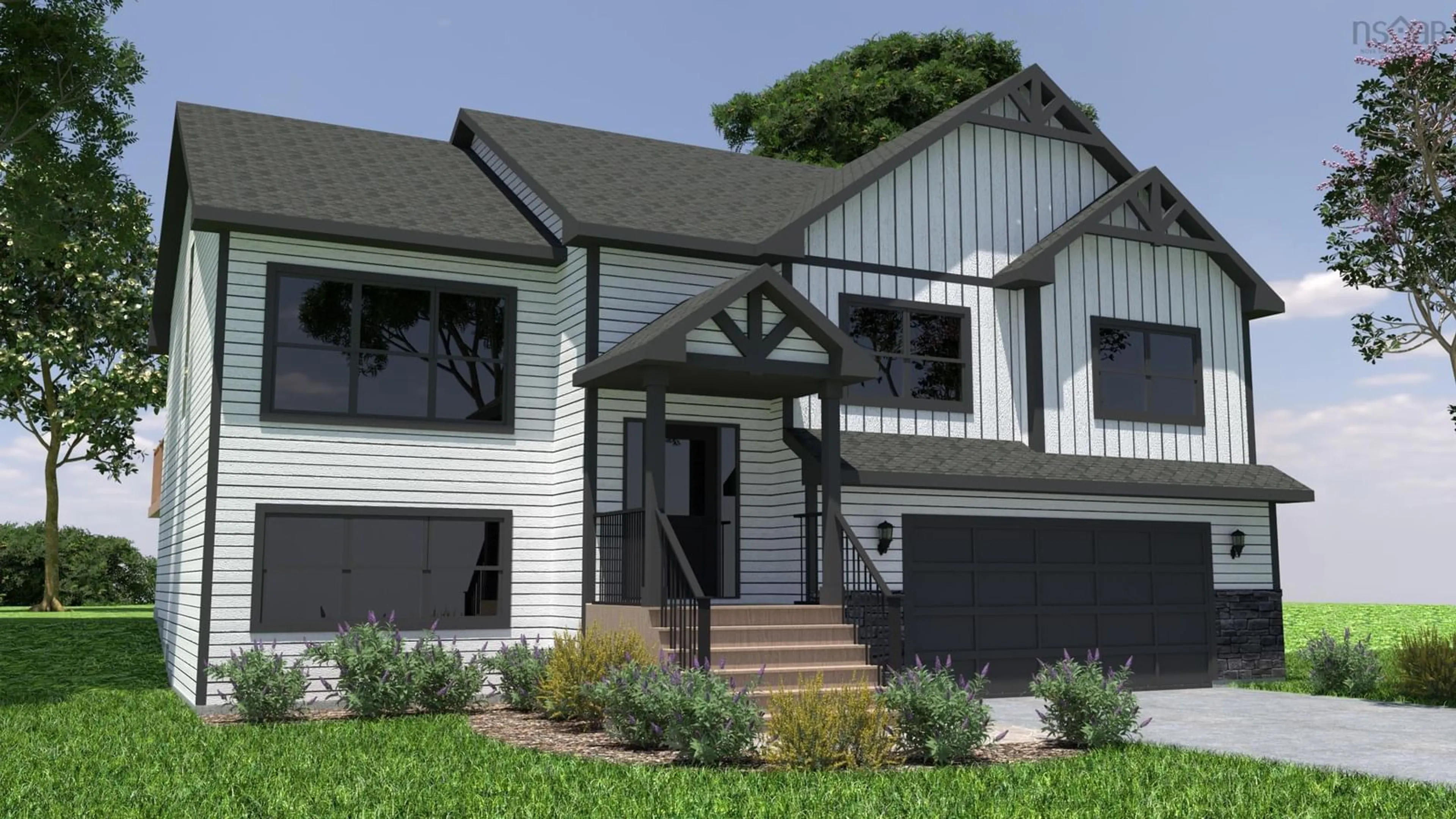 Home with vinyl exterior material, street for 349 Bondi Dr #Lot 5046, Middle Sackville Nova Scotia B4E 0W3