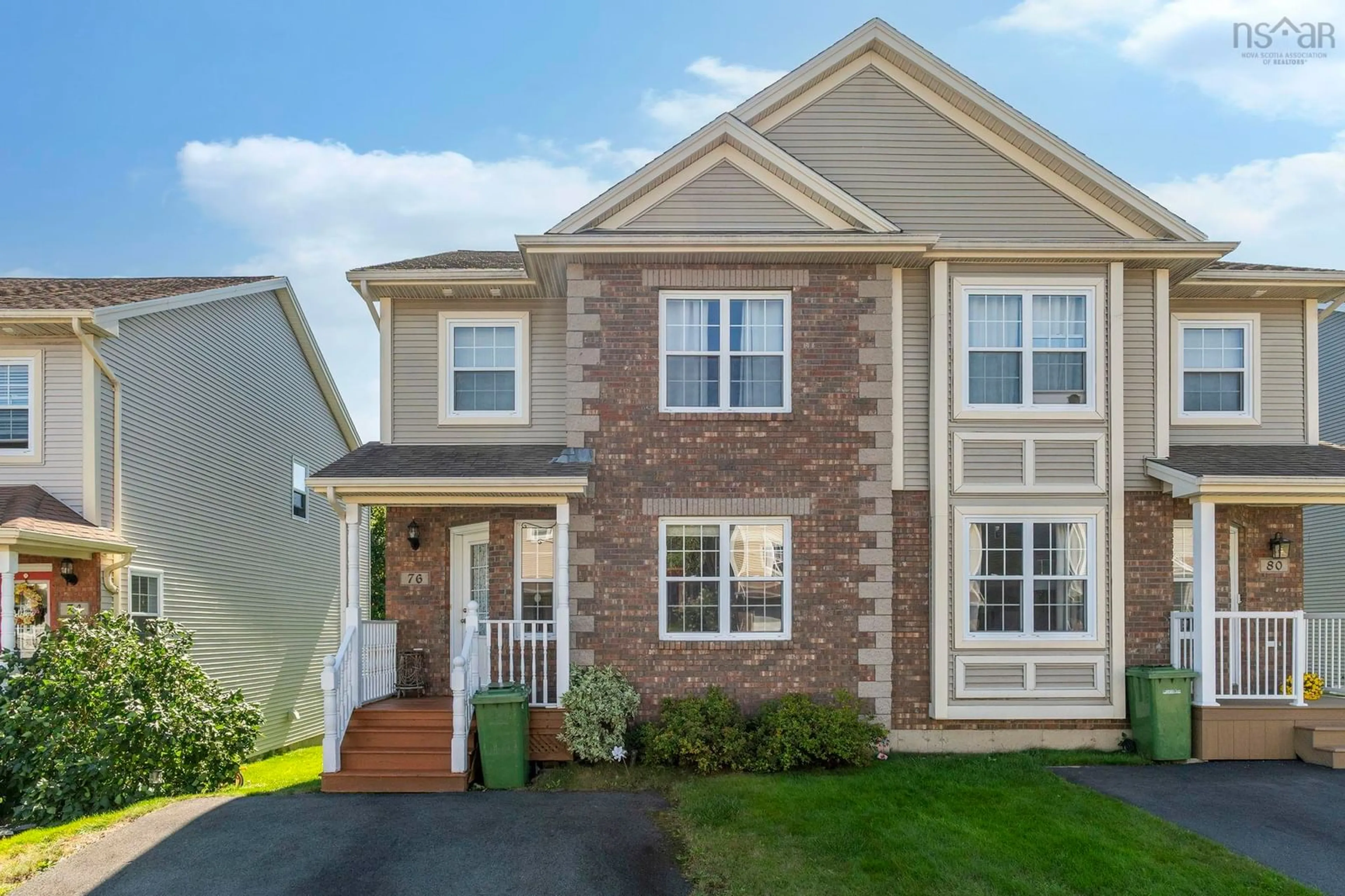 Home with brick exterior material, street for 76 Outrigger Crescent, Halifax Nova Scotia B3M 4V8