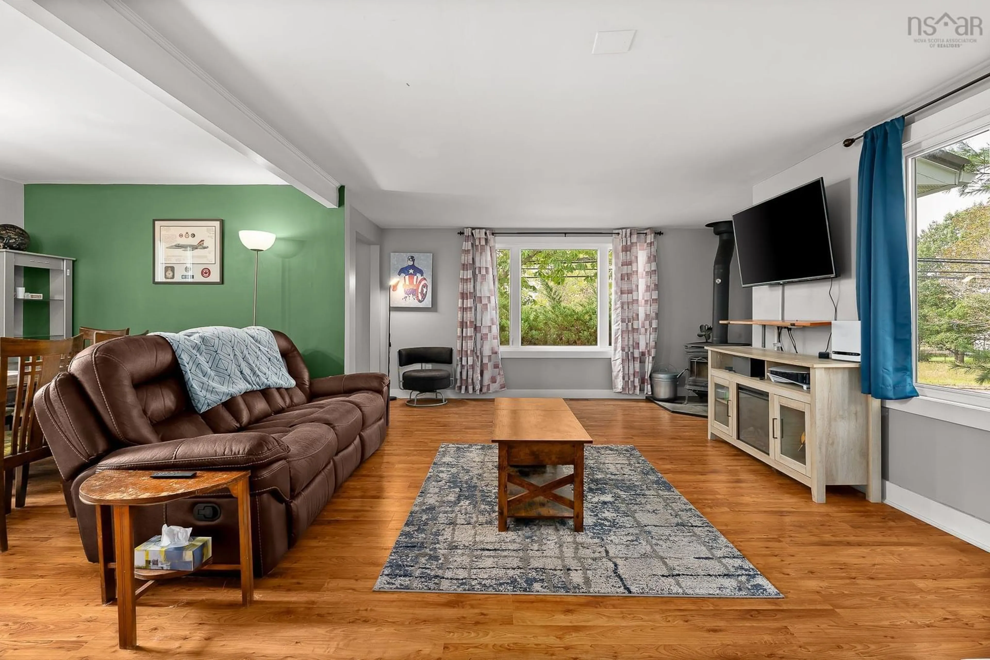 Living room with furniture, unknown for 114 Kitchener St, Stewiacke Nova Scotia B0N 2J0