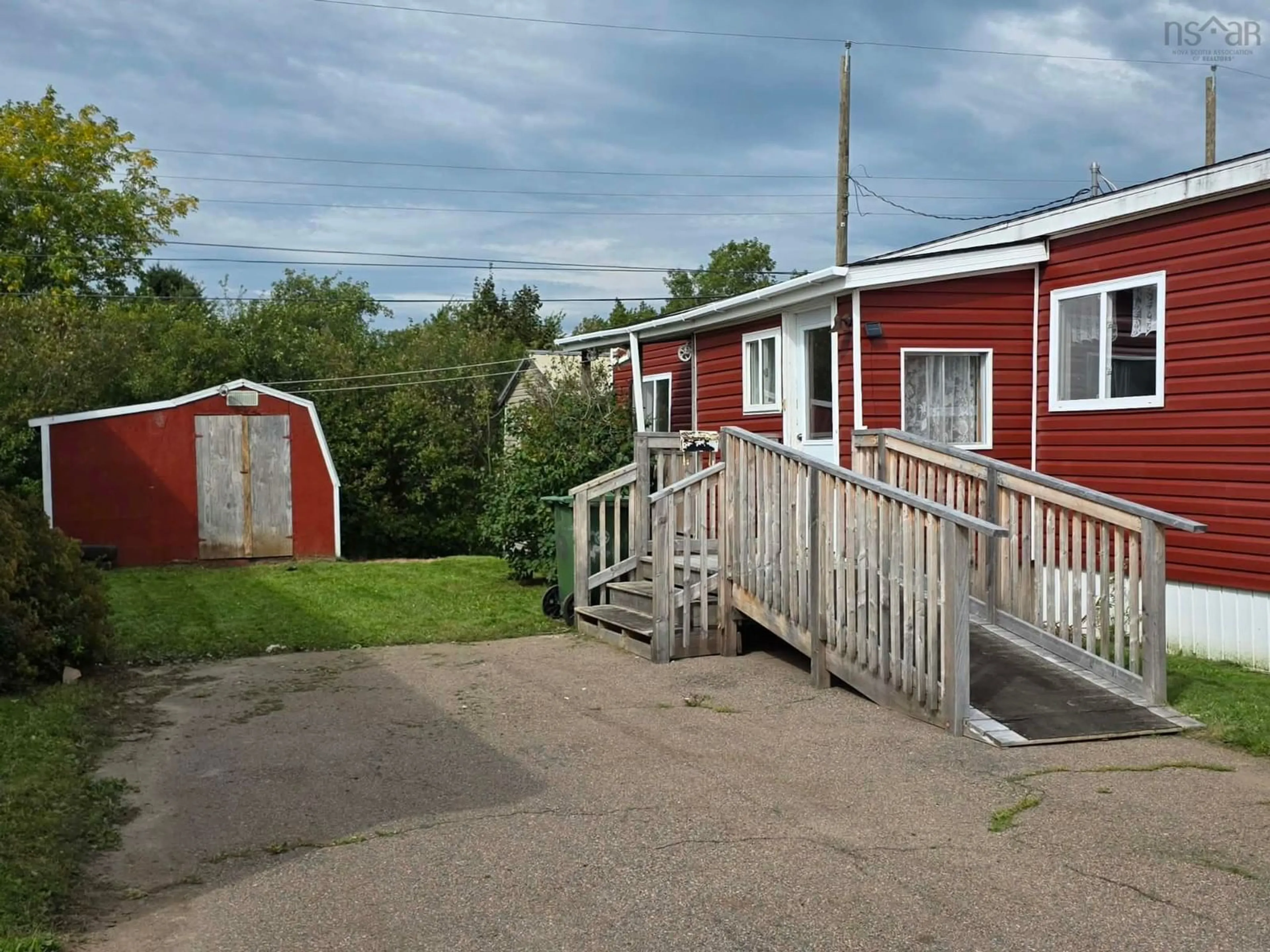 A pic from outside/outdoor area/front of a property/back of a property/a pic from drone, street for 39 Andys Ave, Bible Hill Nova Scotia B2N 2W9