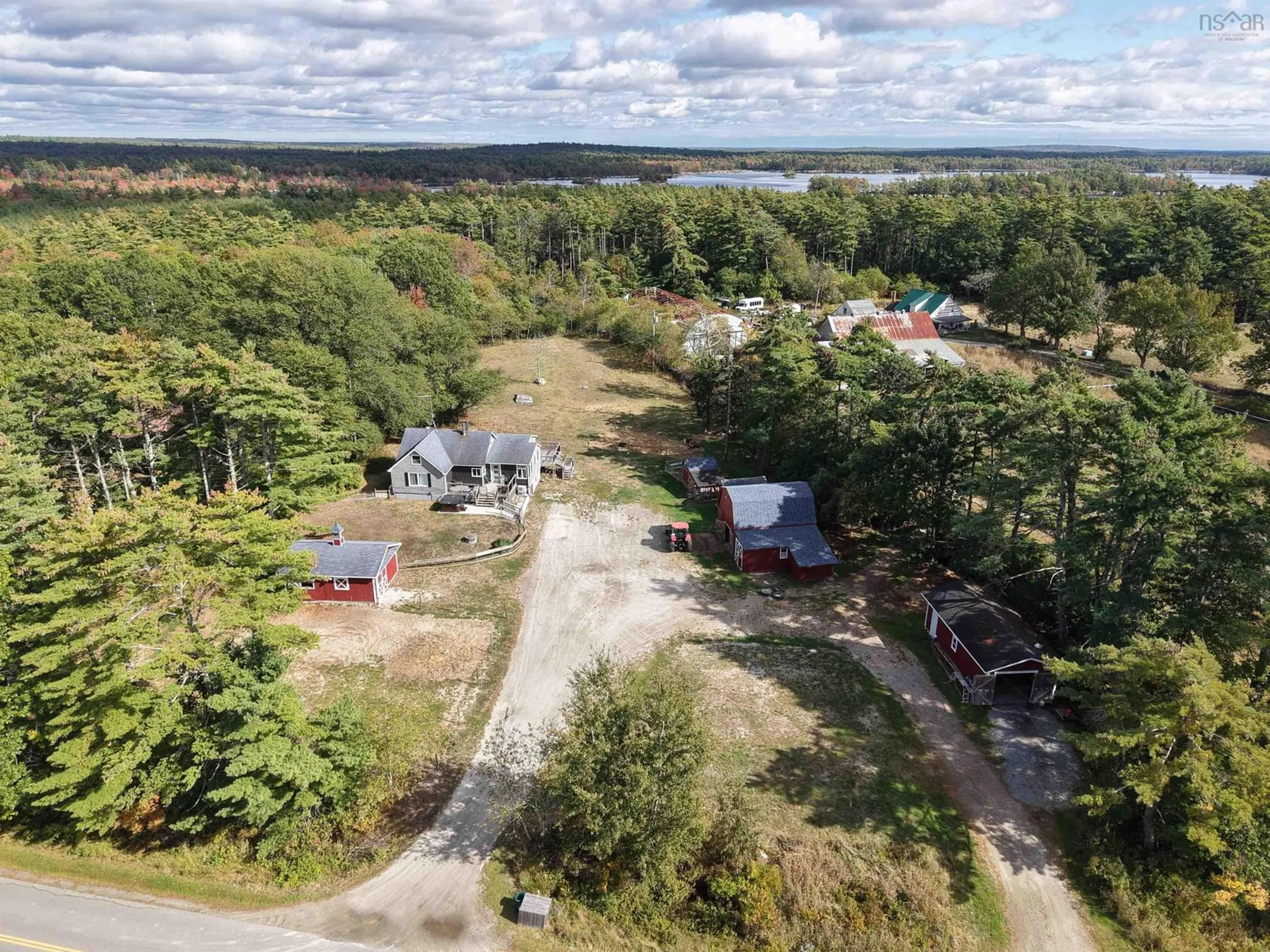 A pic from outside/outdoor area/front of a property/back of a property/a pic from drone, unknown for 9431 Upper Clyde Rd, Welshtown Nova Scotia B0T 1W0