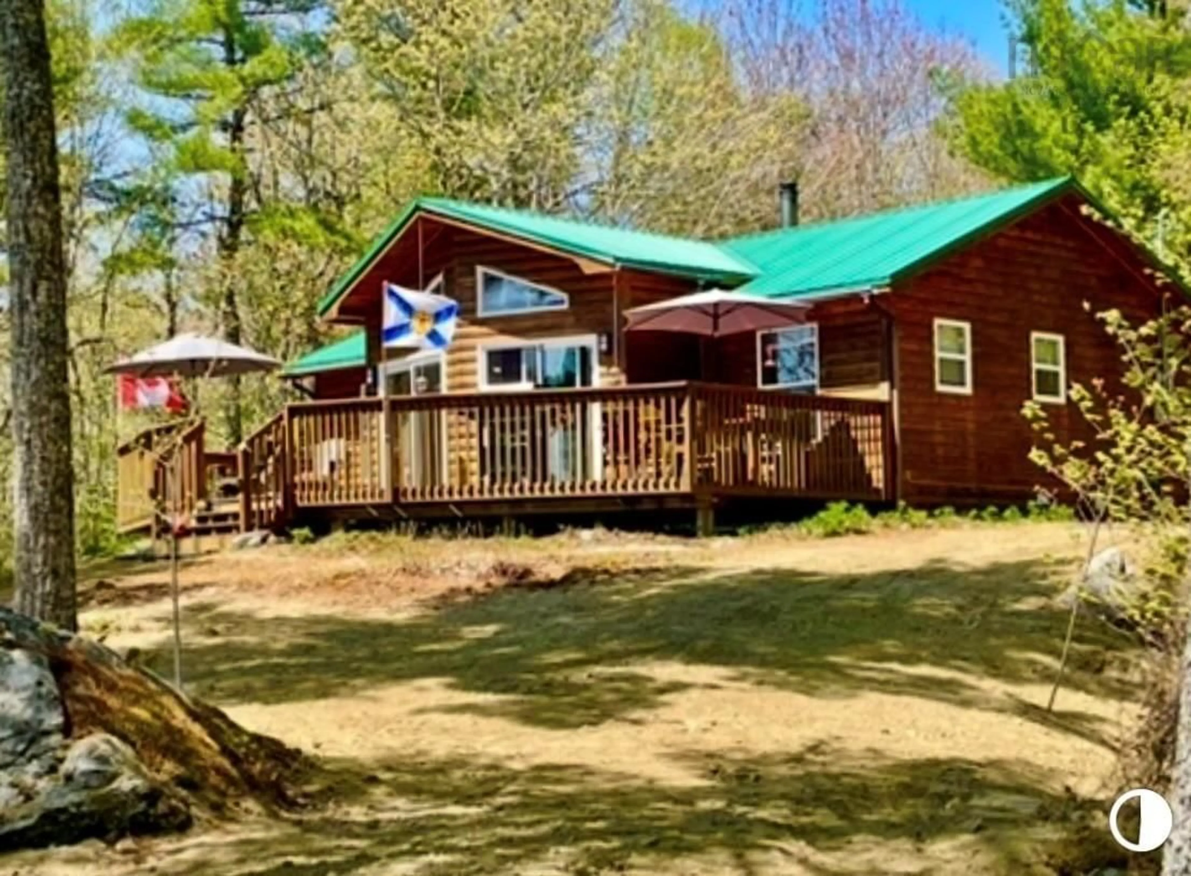 A pic from outside/outdoor area/front of a property/back of a property/a pic from drone, water/lake/river/ocean view for 21 Babbling Brook Rd, Labelle Nova Scotia B0T 1E0