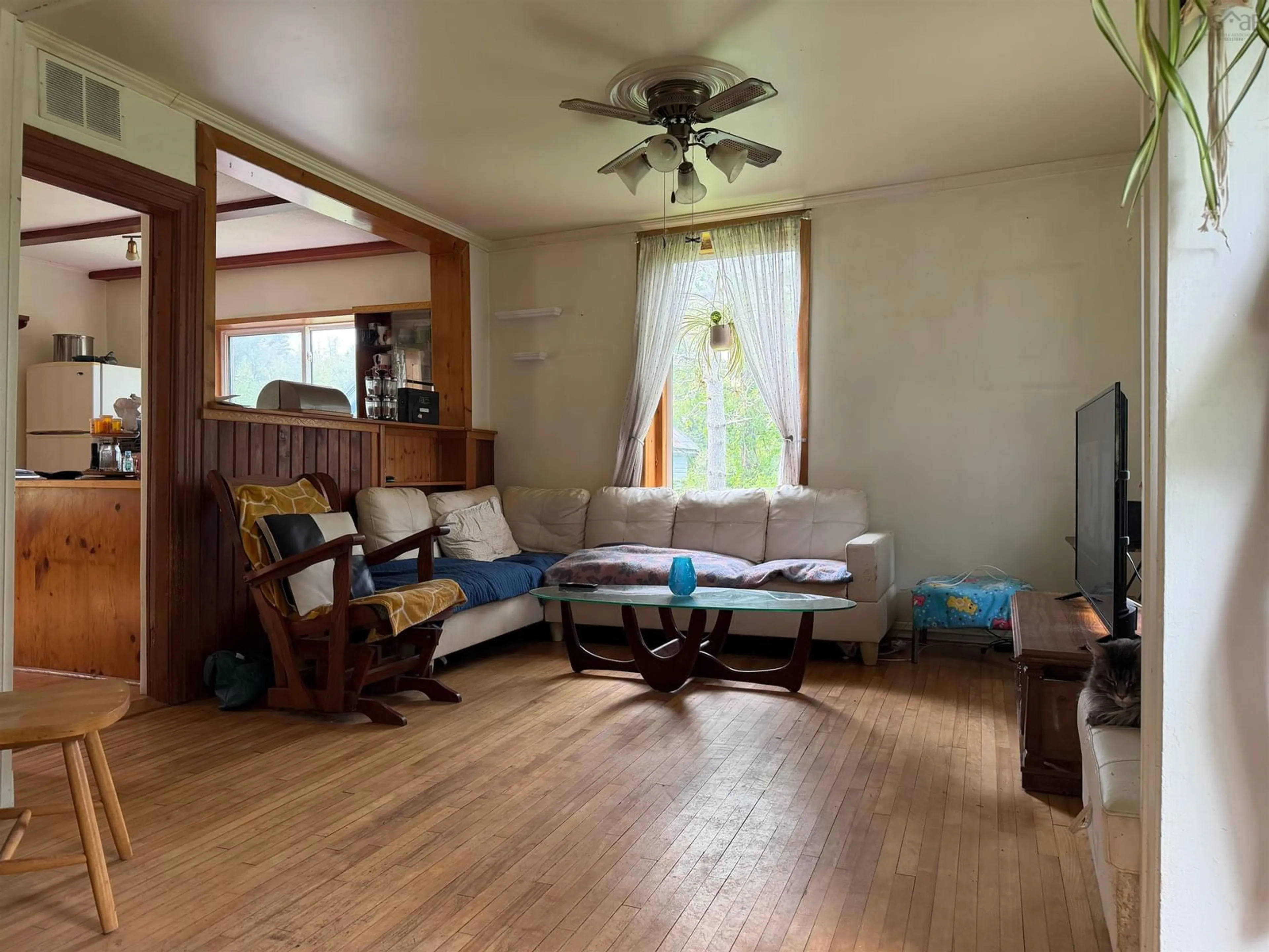Living room with furniture, unknown for 3735 East River West Side Rd, St. Pauls Nova Scotia B0K 1B0