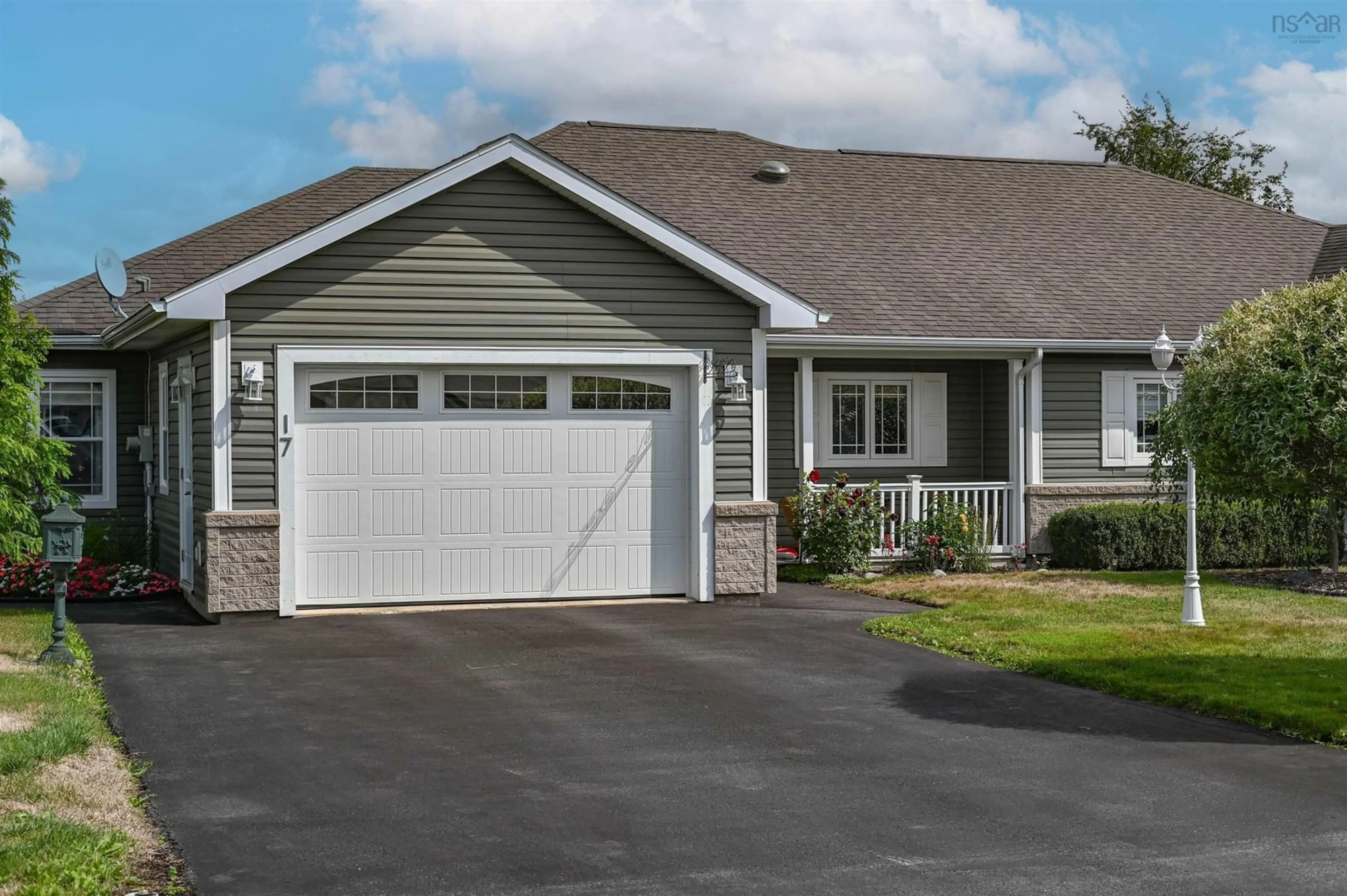 Home with vinyl exterior material, street for 17 Beckwith Dr, Berwick Nova Scotia B0P 1E0