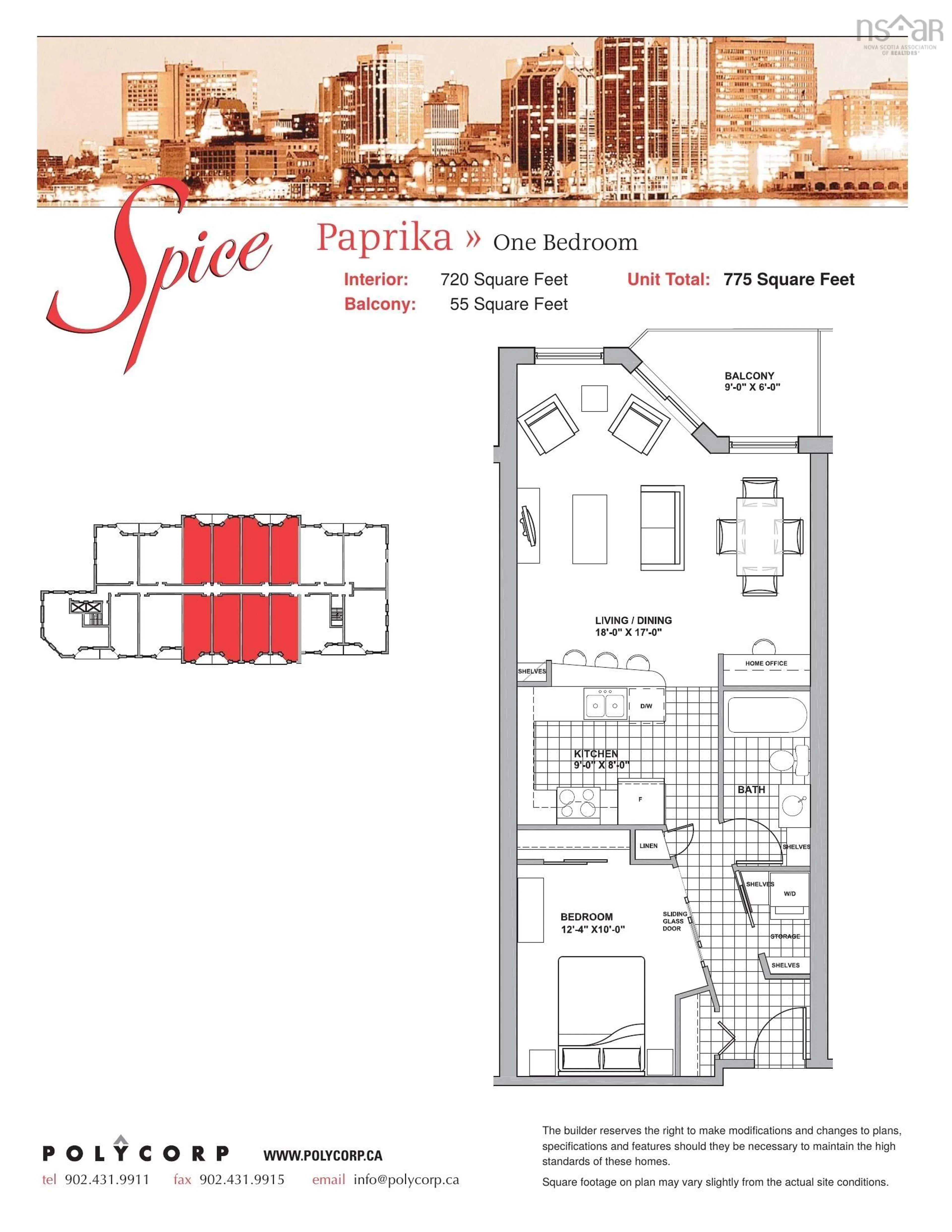 Floor plan for 5221 Nora Bernard St #504, Halifax Nova Scotia B3K 0B6