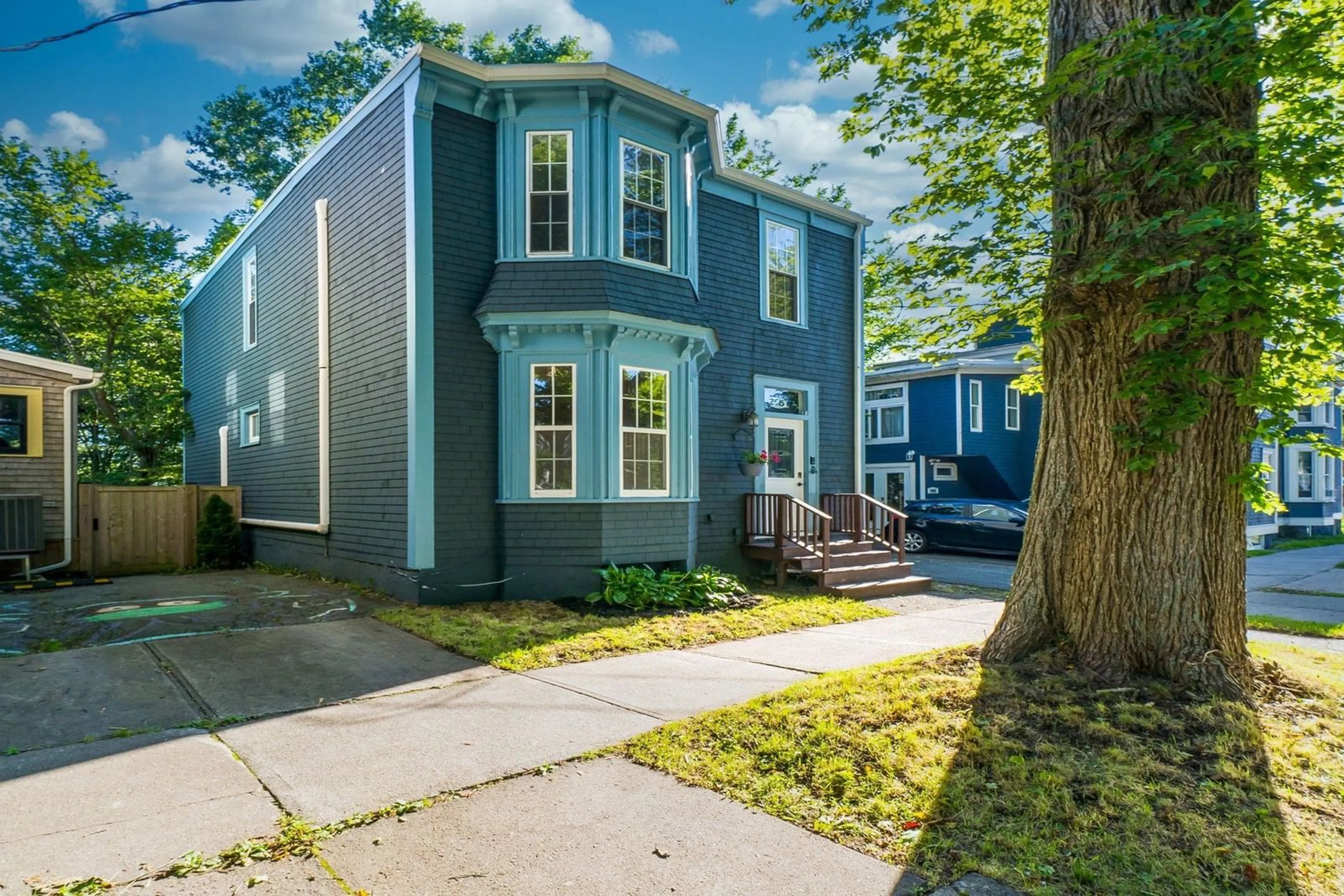 Home with vinyl exterior material, street for 2615 Fuller Terr, Halifax Nova Scotia B3K 3V8