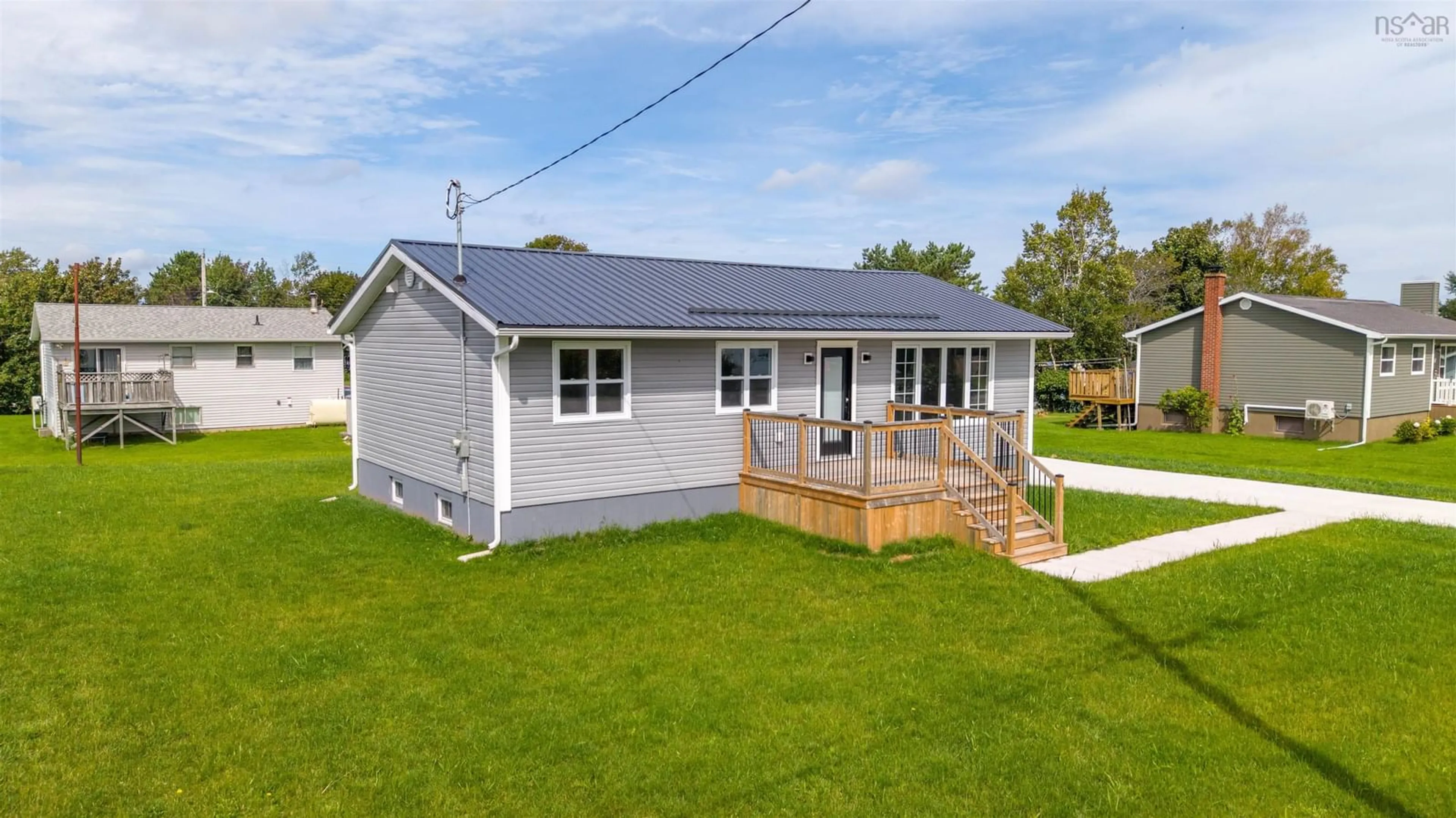 A pic from outside/outdoor area/front of a property/back of a property/a pic from drone, building for 162 Monteith Ave, Westmount Nova Scotia B1J 1P4