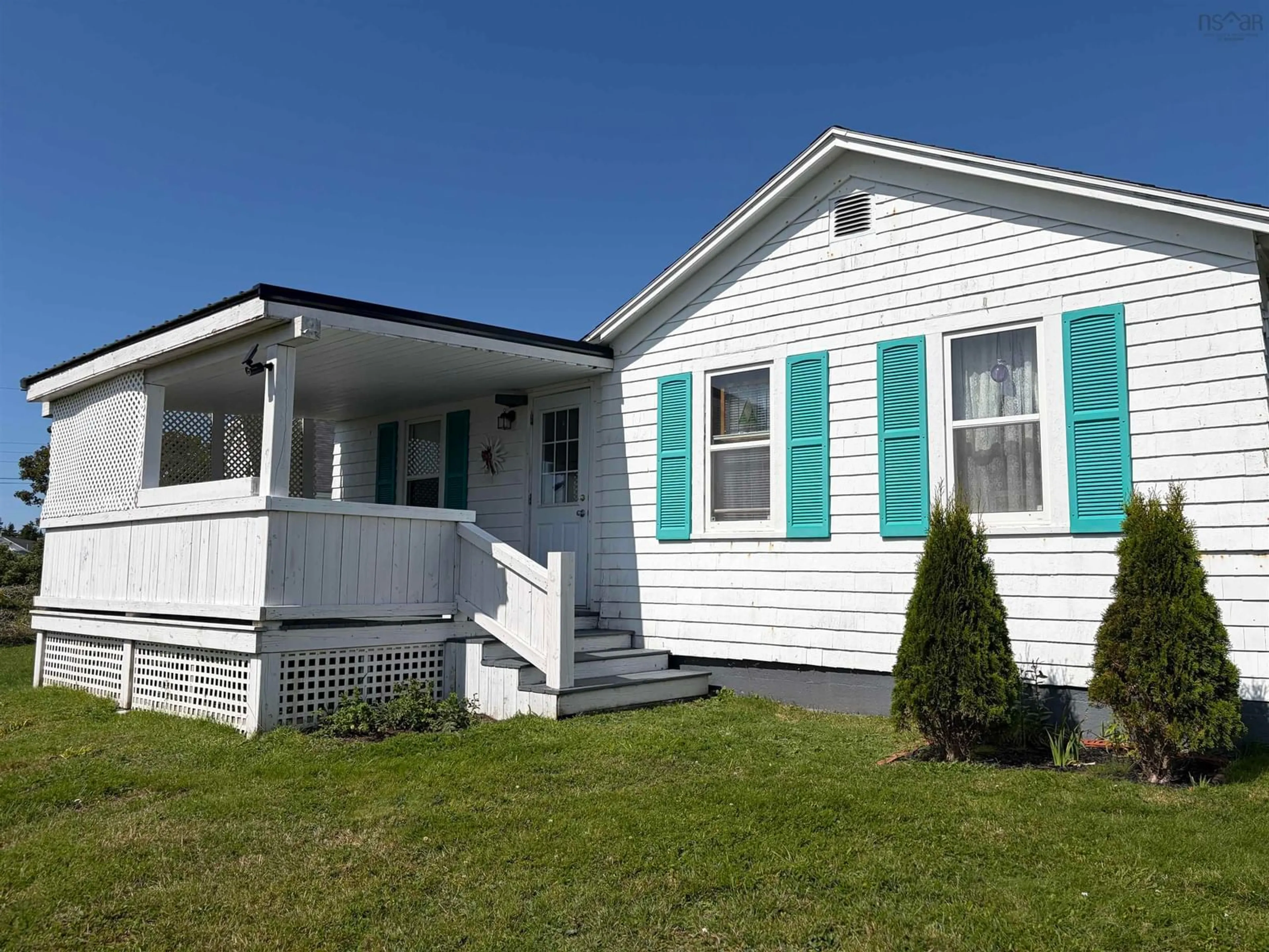 Home with vinyl exterior material, street for 9 Stoddart Dr, Clark's Harbour Nova Scotia B0W 1P0
