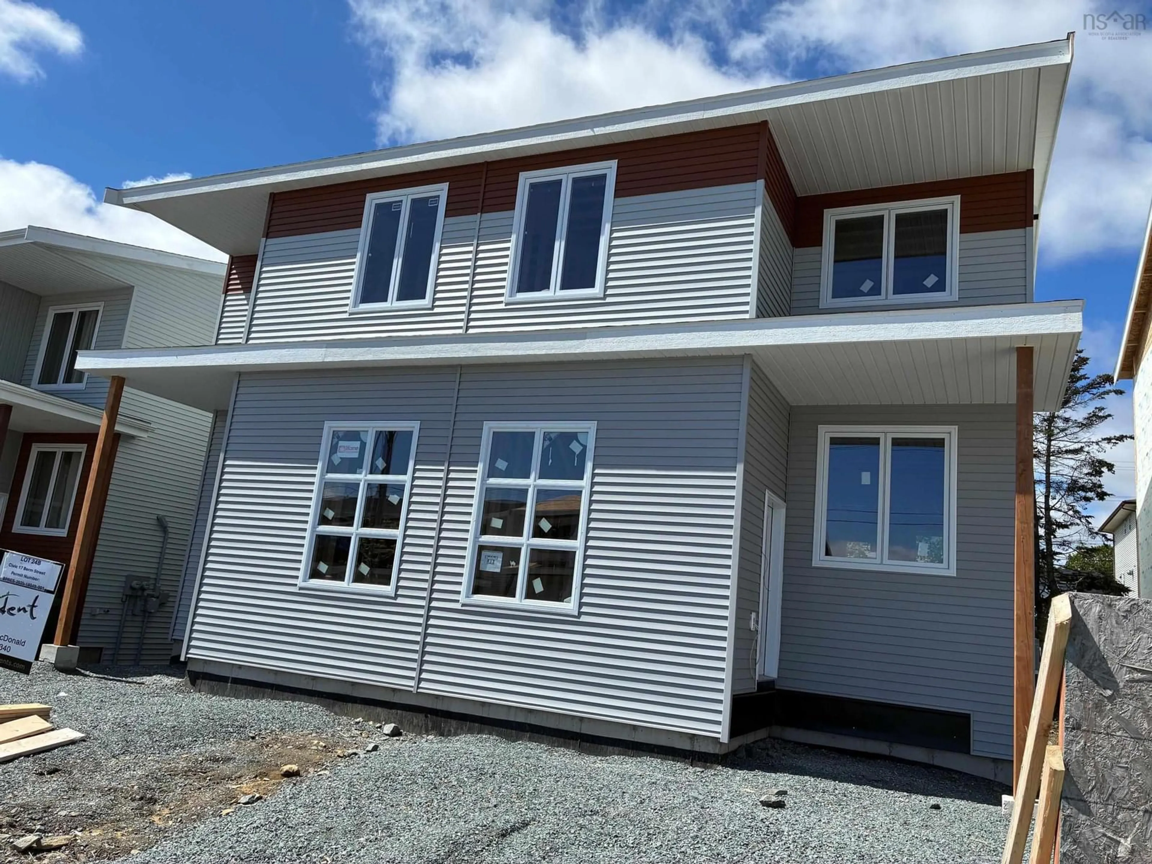 Home with vinyl exterior material, building for 17 Berm St, Herring Cove Nova Scotia B3R 0H2