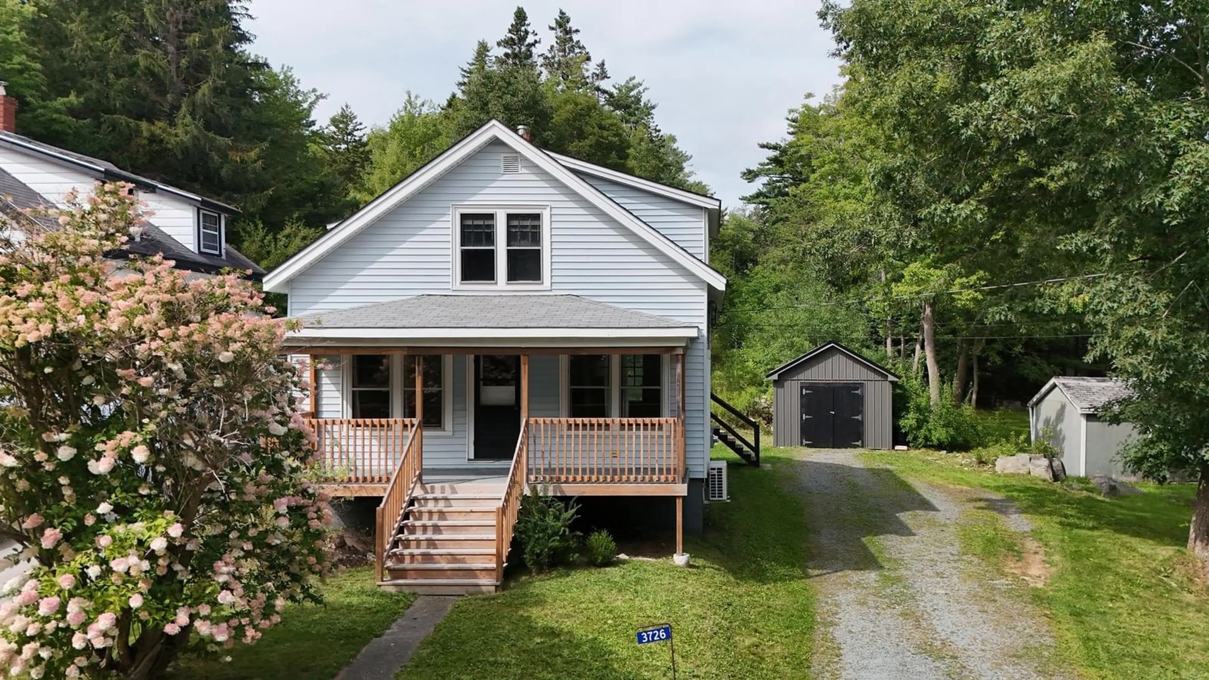 Home with vinyl exterior material, street for 3726 Highway 3, Brooklyn Nova Scotia B0J 1H0