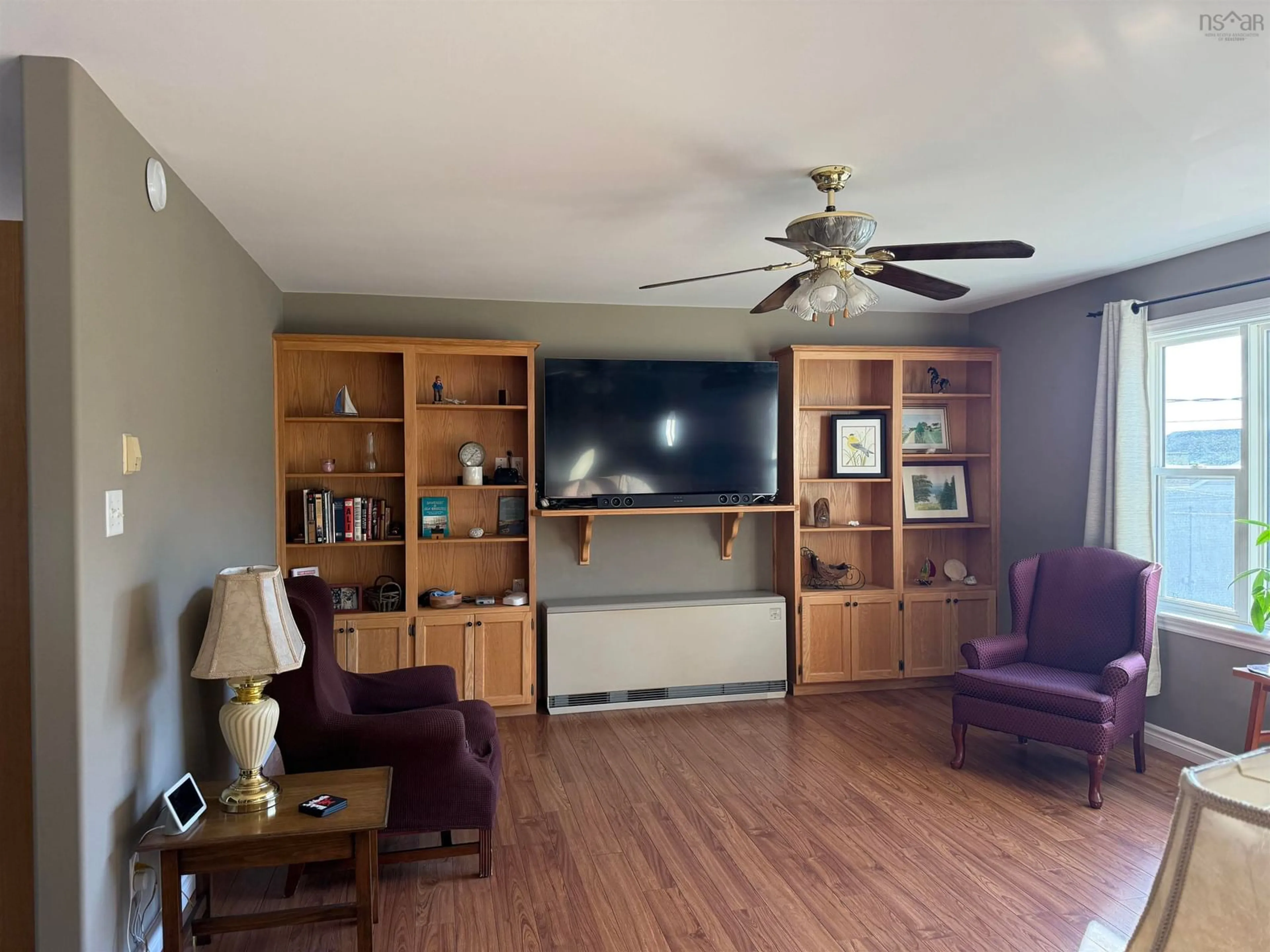 Living room with furniture, wood/laminate floor for 96 Green St, New Glasgow Nova Scotia B2H 4A1