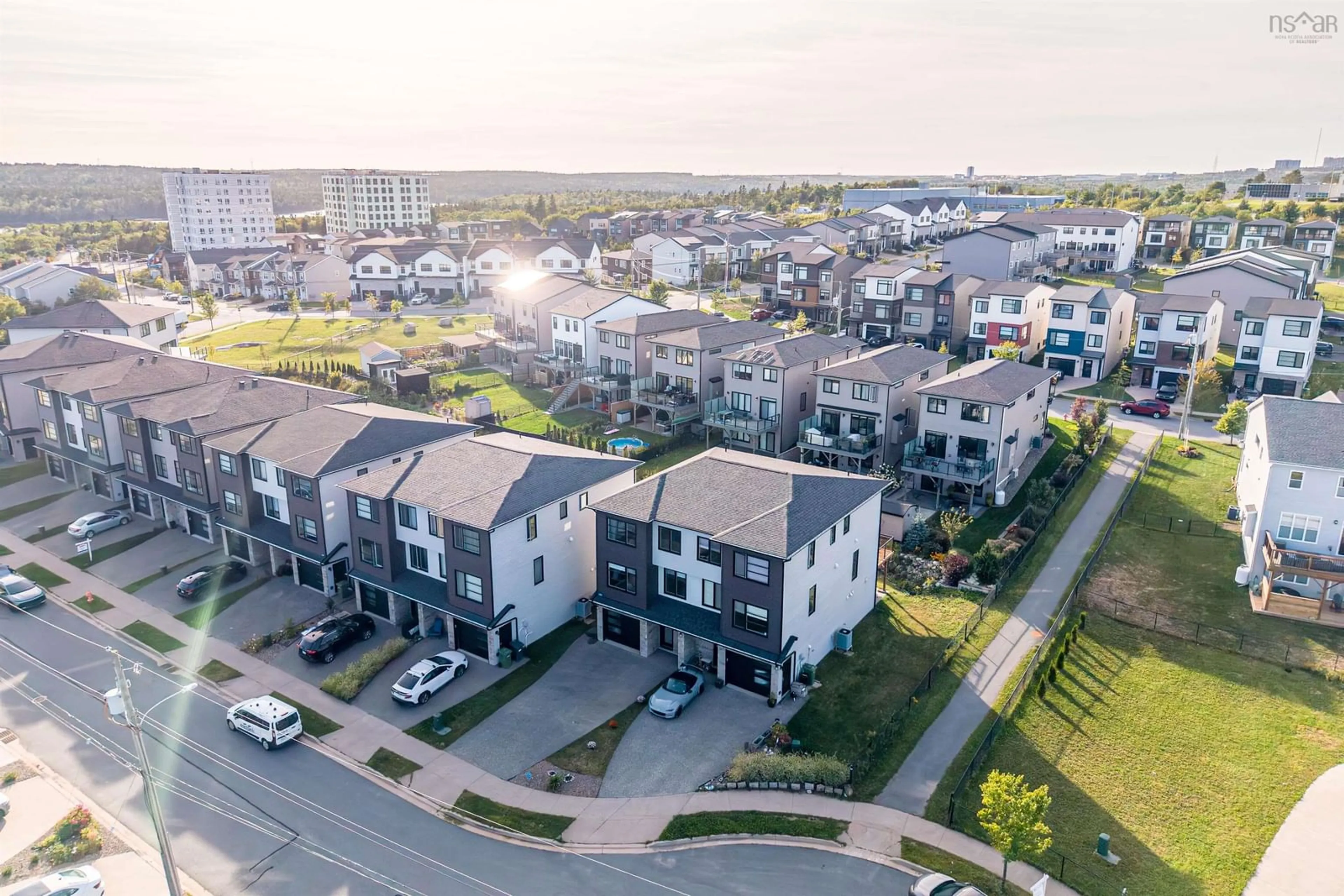 A pic from outside/outdoor area/front of a property/back of a property/a pic from drone, street for 60 Grenoble Crt, Halifax Nova Scotia B3P 0J7