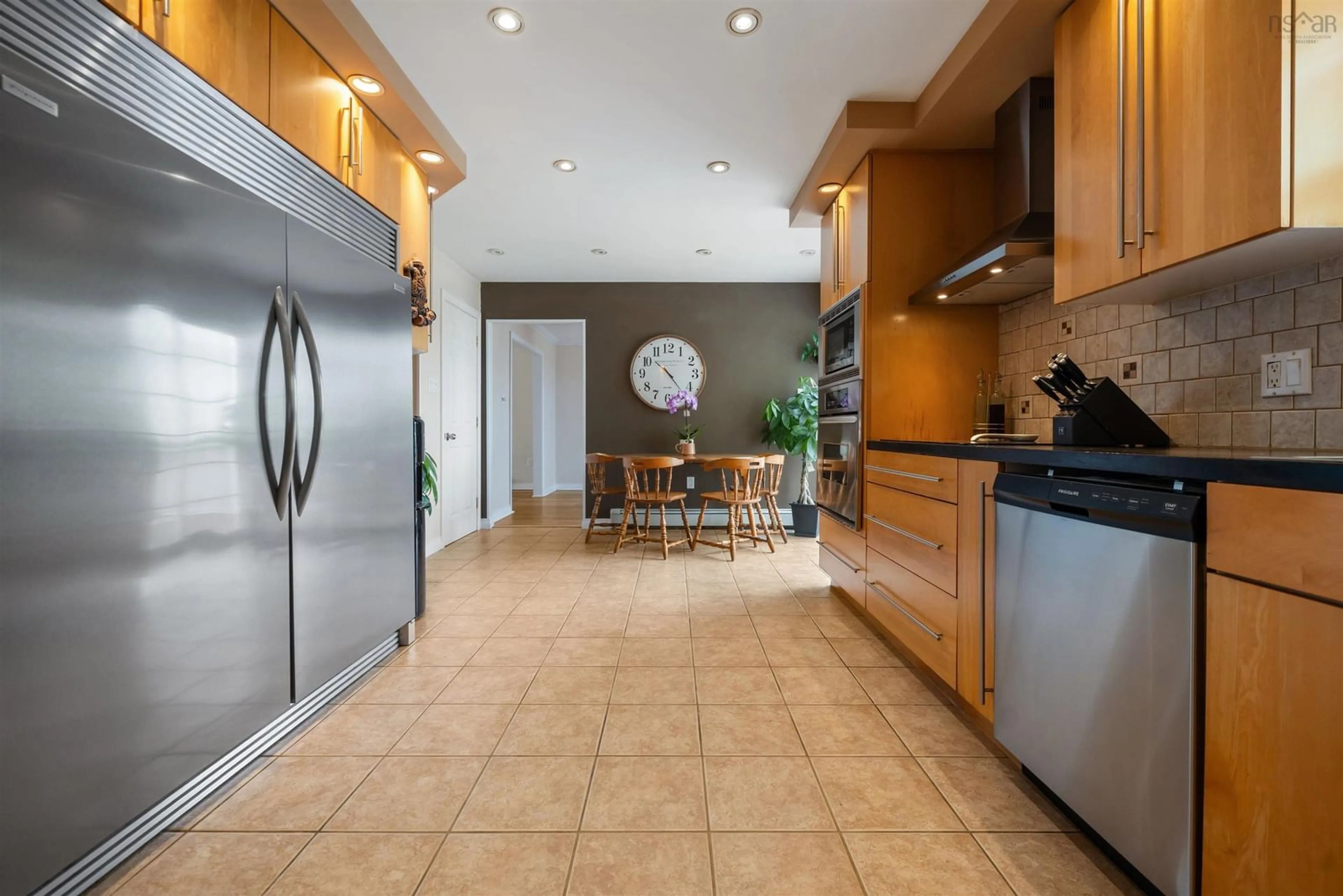 Contemporary kitchen, ceramic/tile floor for 320 Mountain Rd, New Glasgow Nova Scotia B2H 5W1