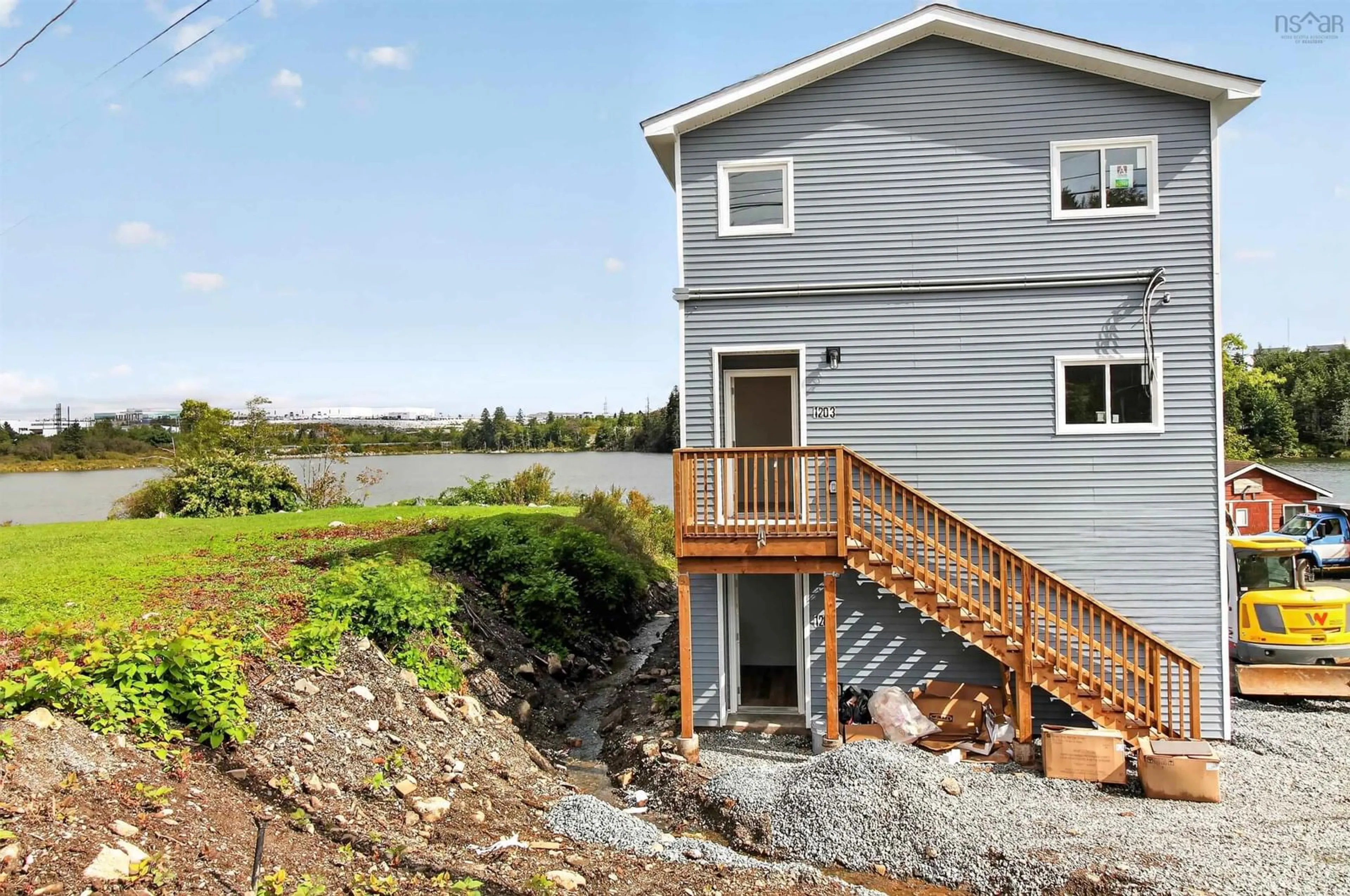 Patio, water/lake/river/ocean view for 1203 St. Margaret's Bay Rd, Beechville Nova Scotia B3T 1A7