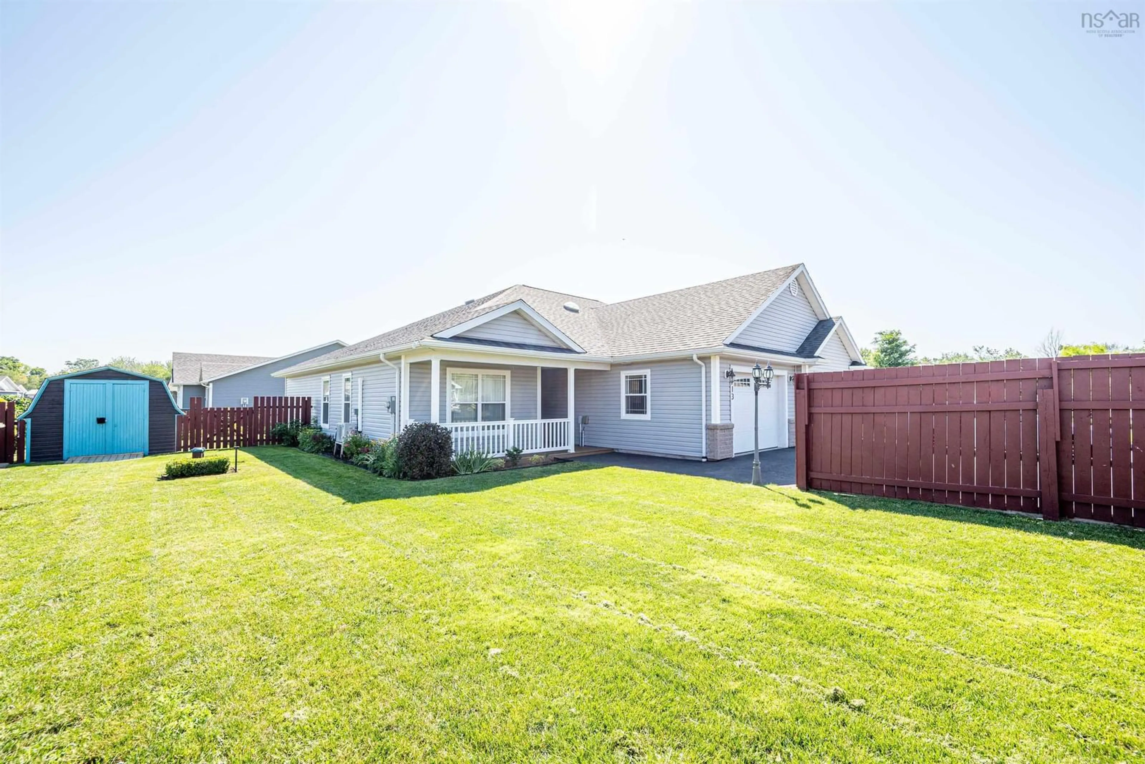 Home with vinyl exterior material, street for 13 Beckwith Dr, Berwick Nova Scotia B0P 1E0