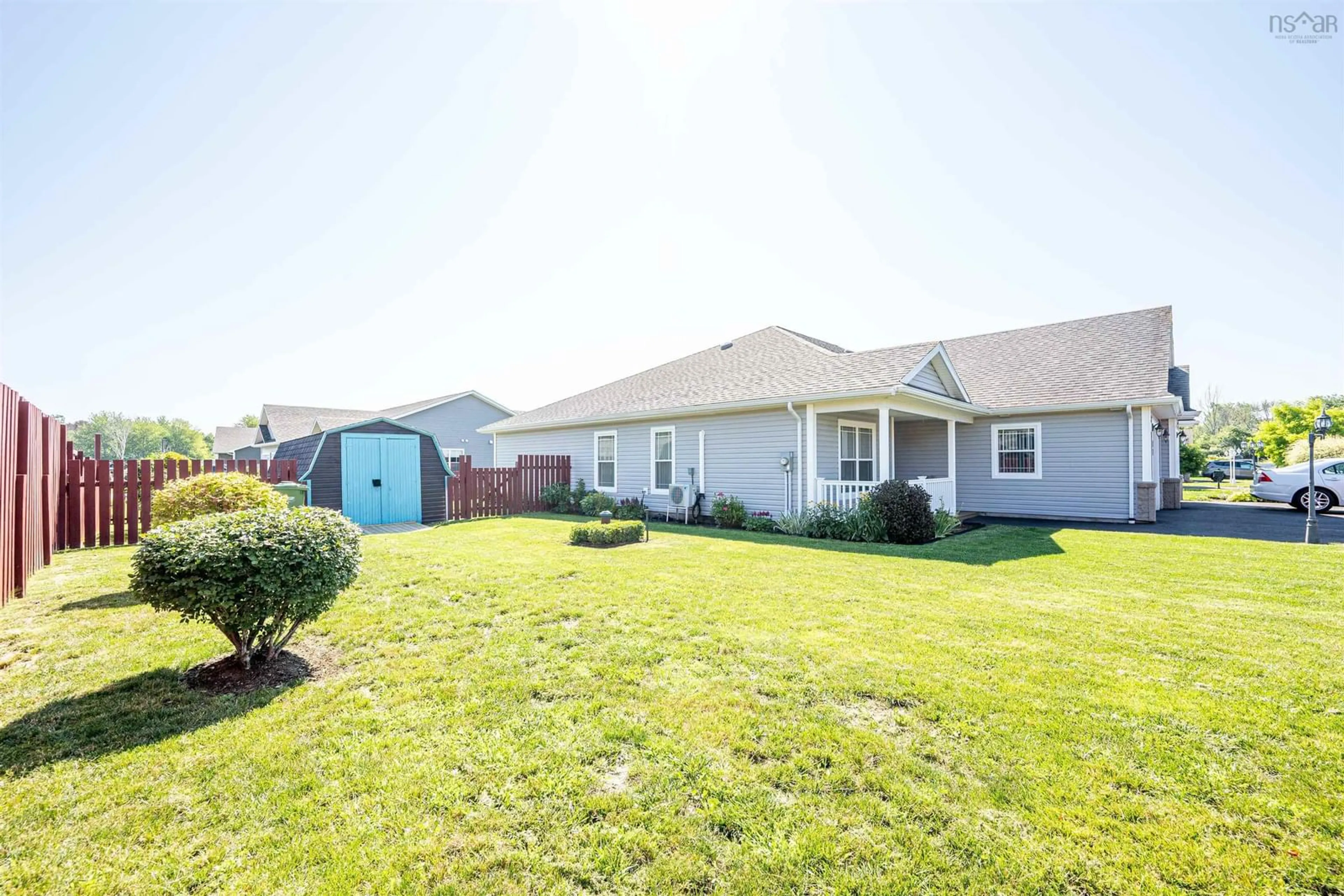 A pic from outside/outdoor area/front of a property/back of a property/a pic from drone, water/lake/river/ocean view for 13 Beckwith Dr, Berwick Nova Scotia B0P 1E0