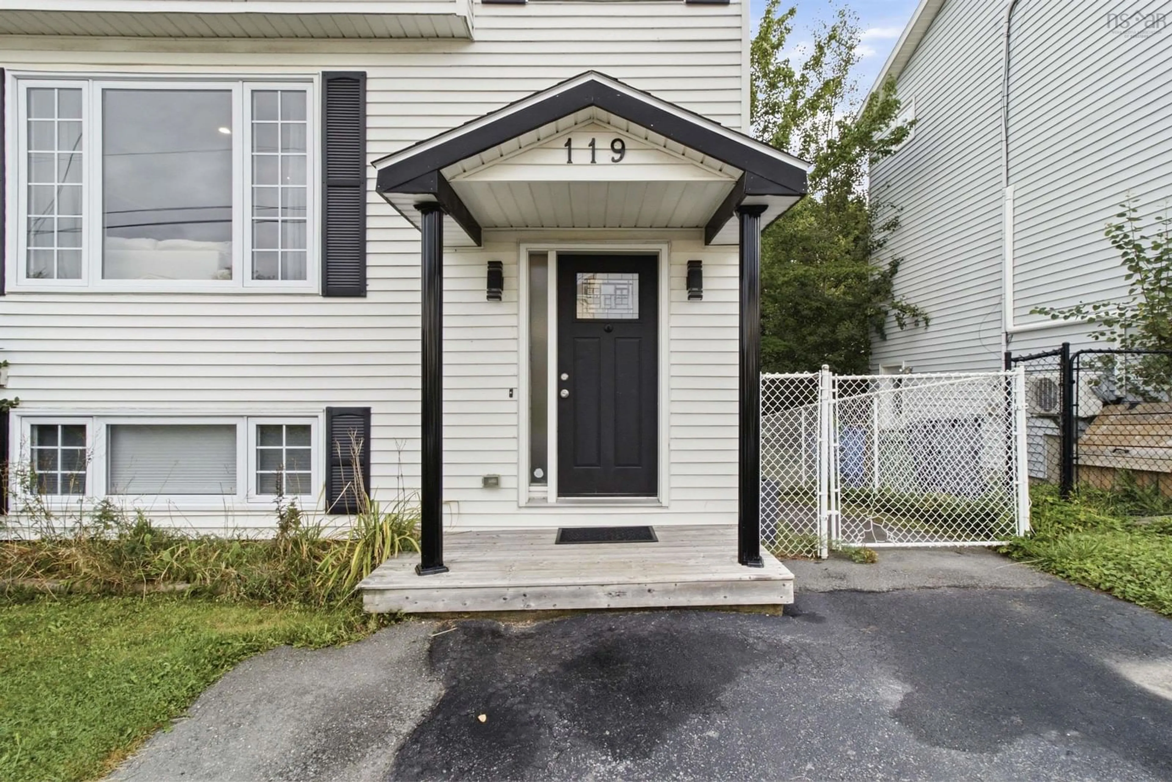 Home with vinyl exterior material, street for 119 Waterwheel Cres, Middle Sackville Nova Scotia B4E 2K9