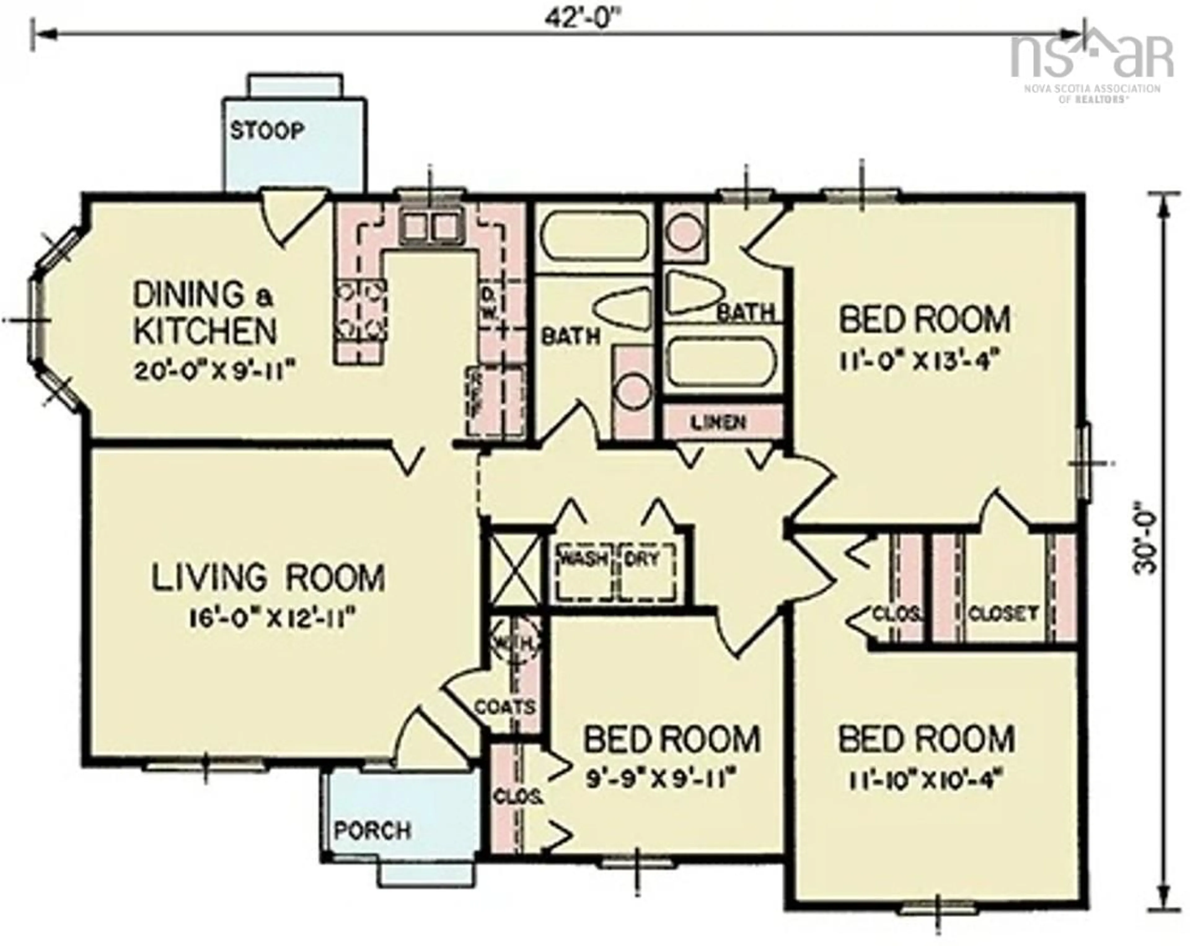 Floor plan for Lot 50 Mallard Ave, Canaan Nova Scotia B4N 0A8