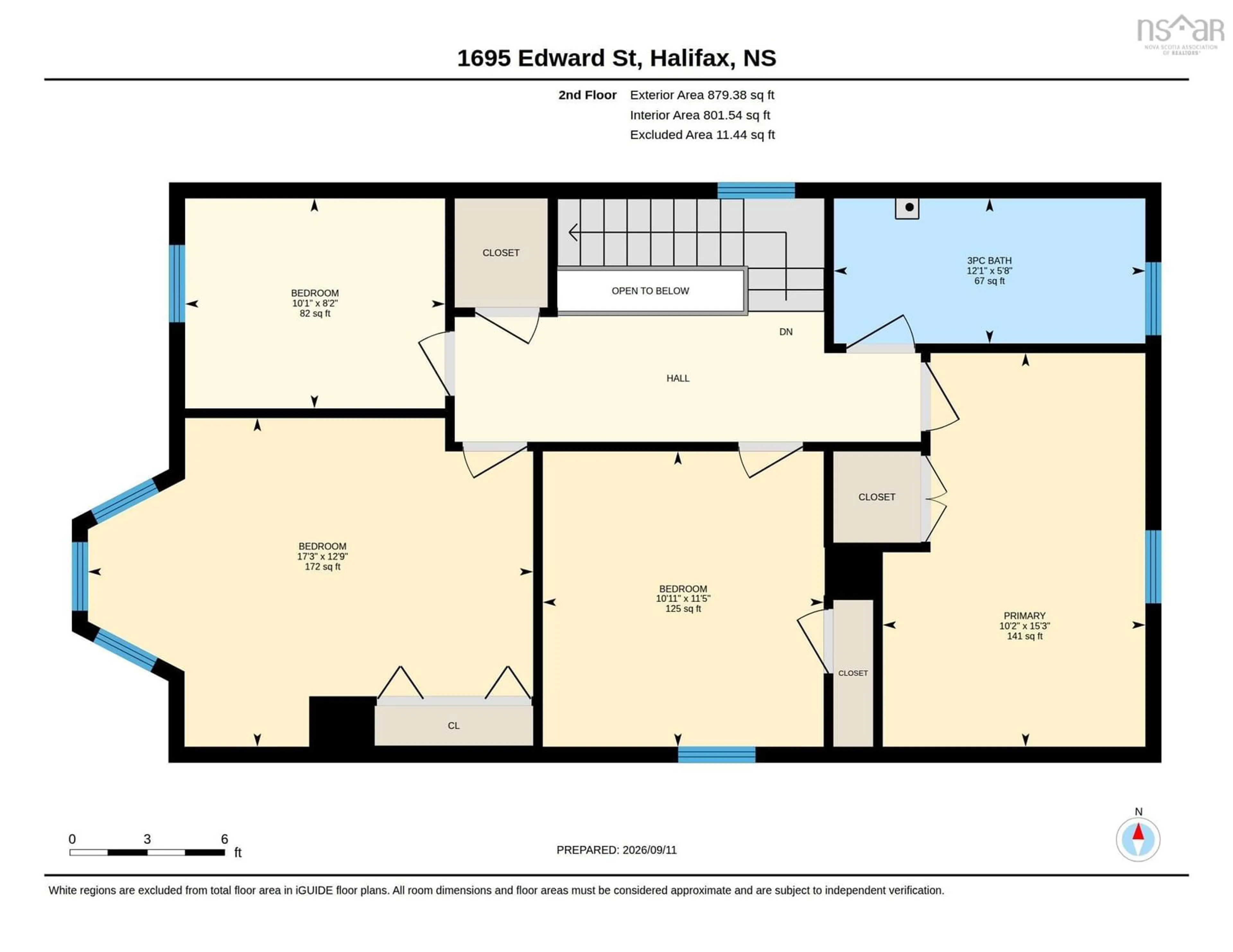 Floor plan for 1695 Edward St, Halifax Nova Scotia B3H 3J2