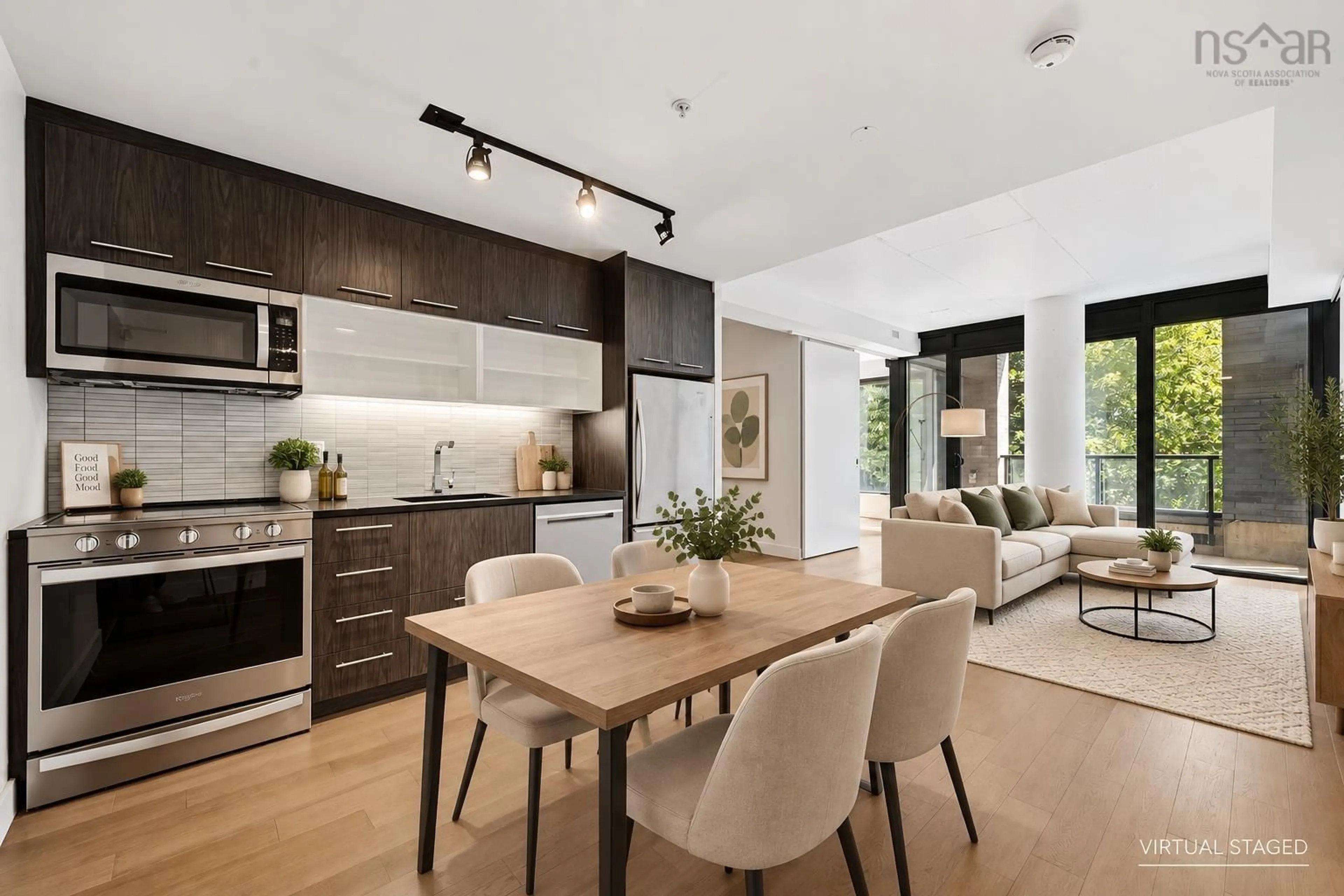 Open concept kitchen, unknown for 1048 Wellington St #515, Halifax Nova Scotia B3H 2Z8
