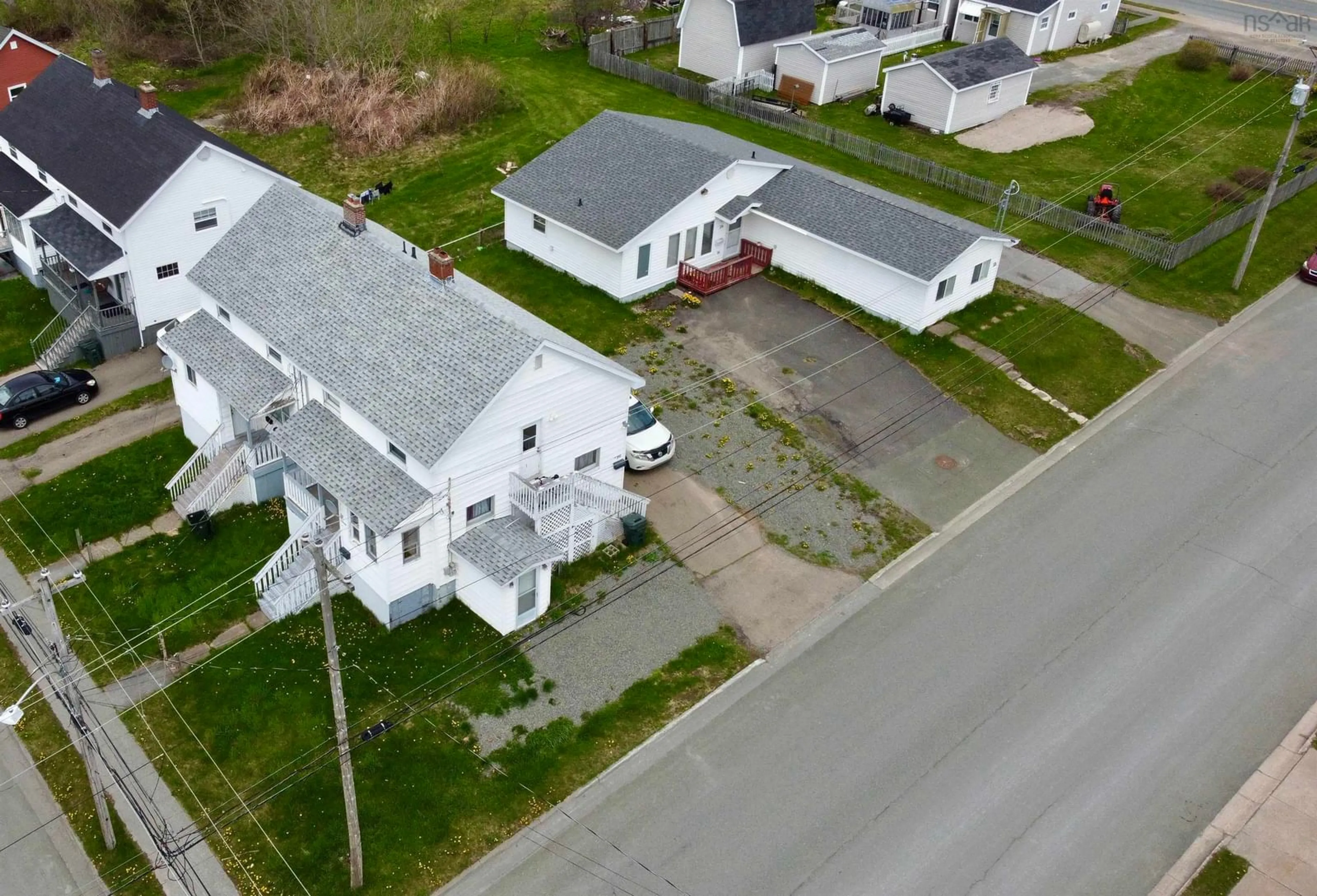 A pic from outside/outdoor area/front of a property/back of a property/a pic from drone, street for 90/92 Richmond St, Sydney Nova Scotia B1P 0E2