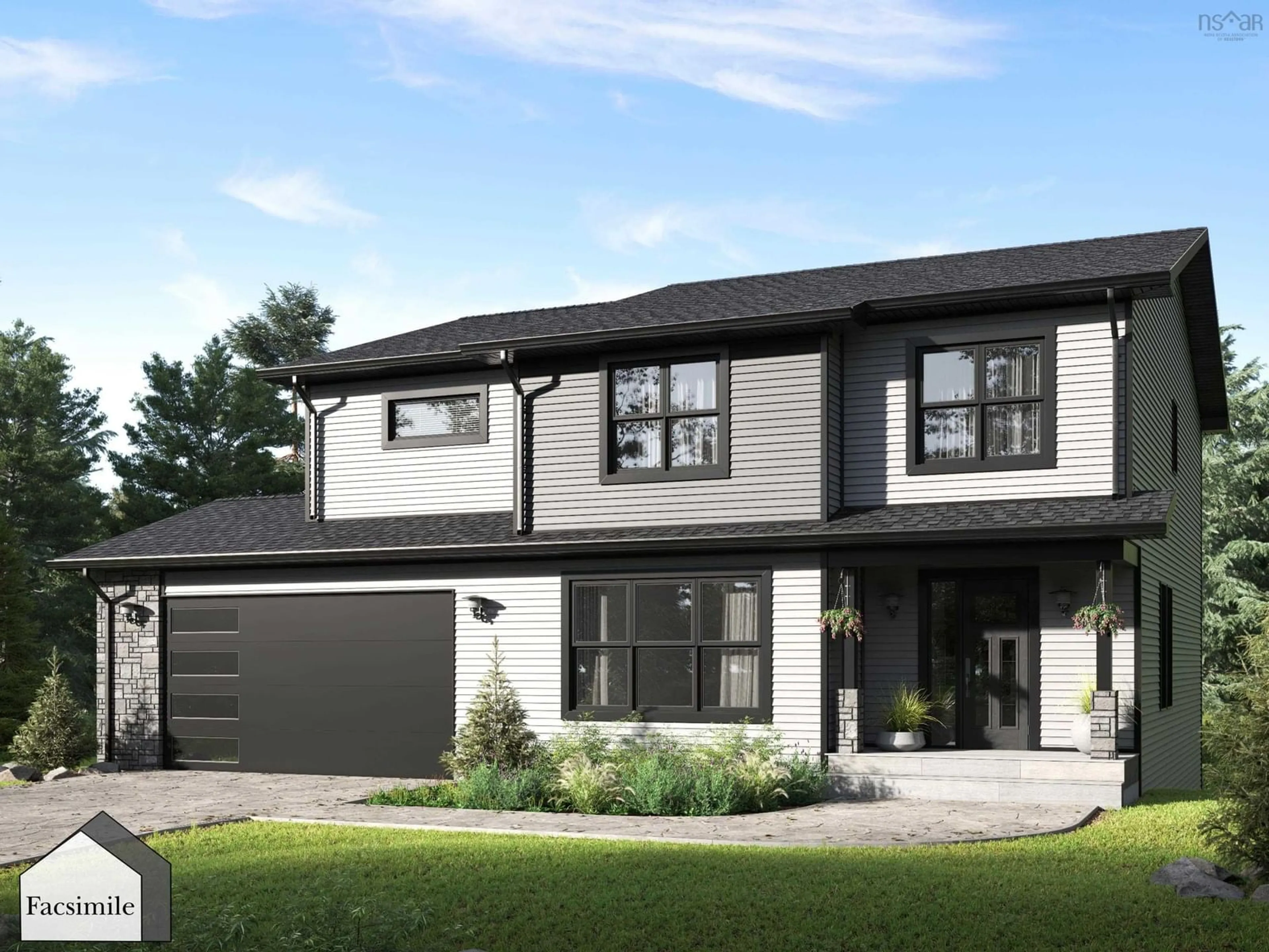 Home with vinyl exterior material, street for 85 Blackbird Lane #Lot 5055, Middle Sackville Nova Scotia B4E 0W6