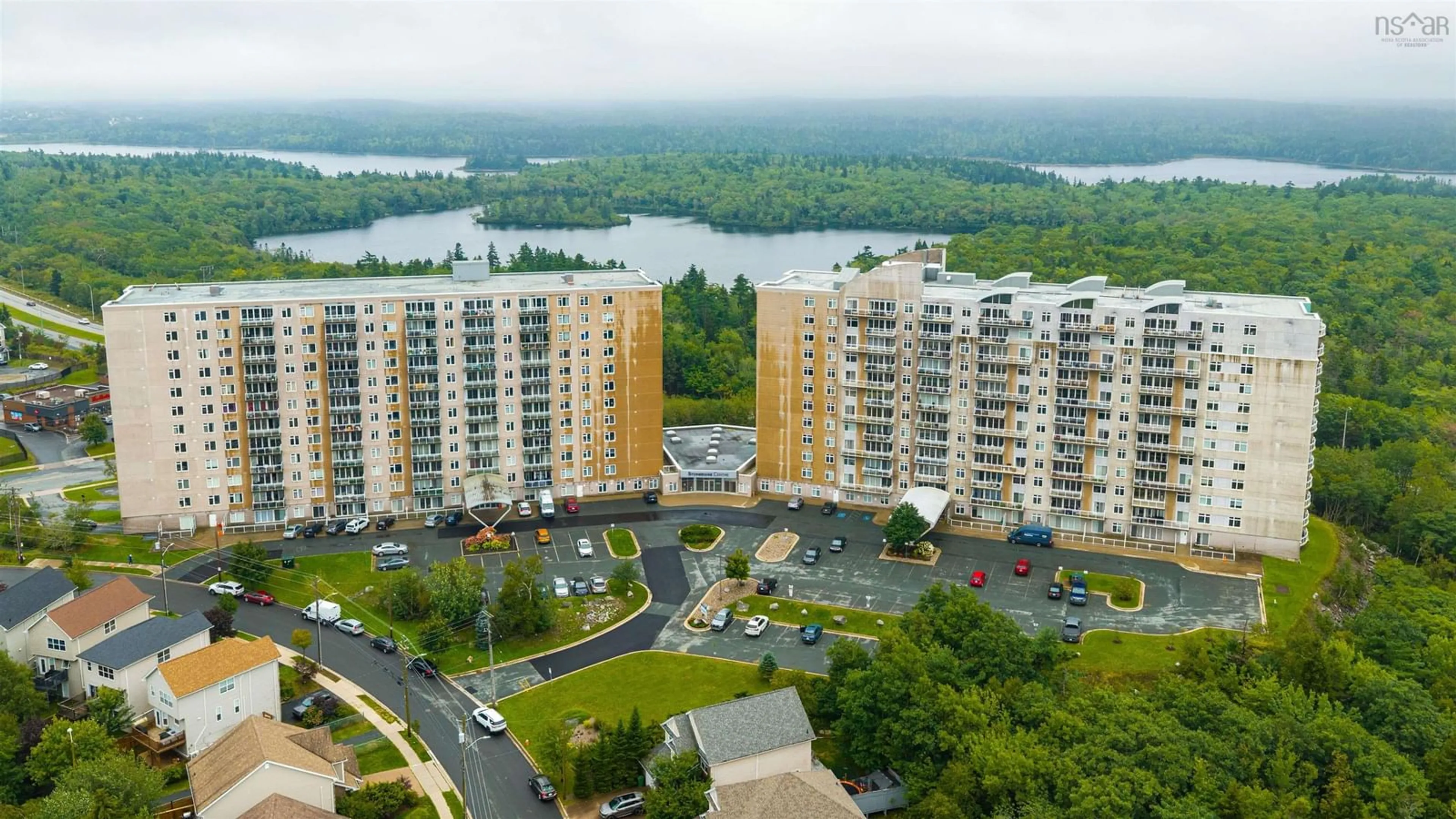 A pic from outside/outdoor area/front of a property/back of a property/a pic from drone, water/lake/river/ocean view for 60 Walter Havill Dr #303, Halifax Nova Scotia B3N 0A9