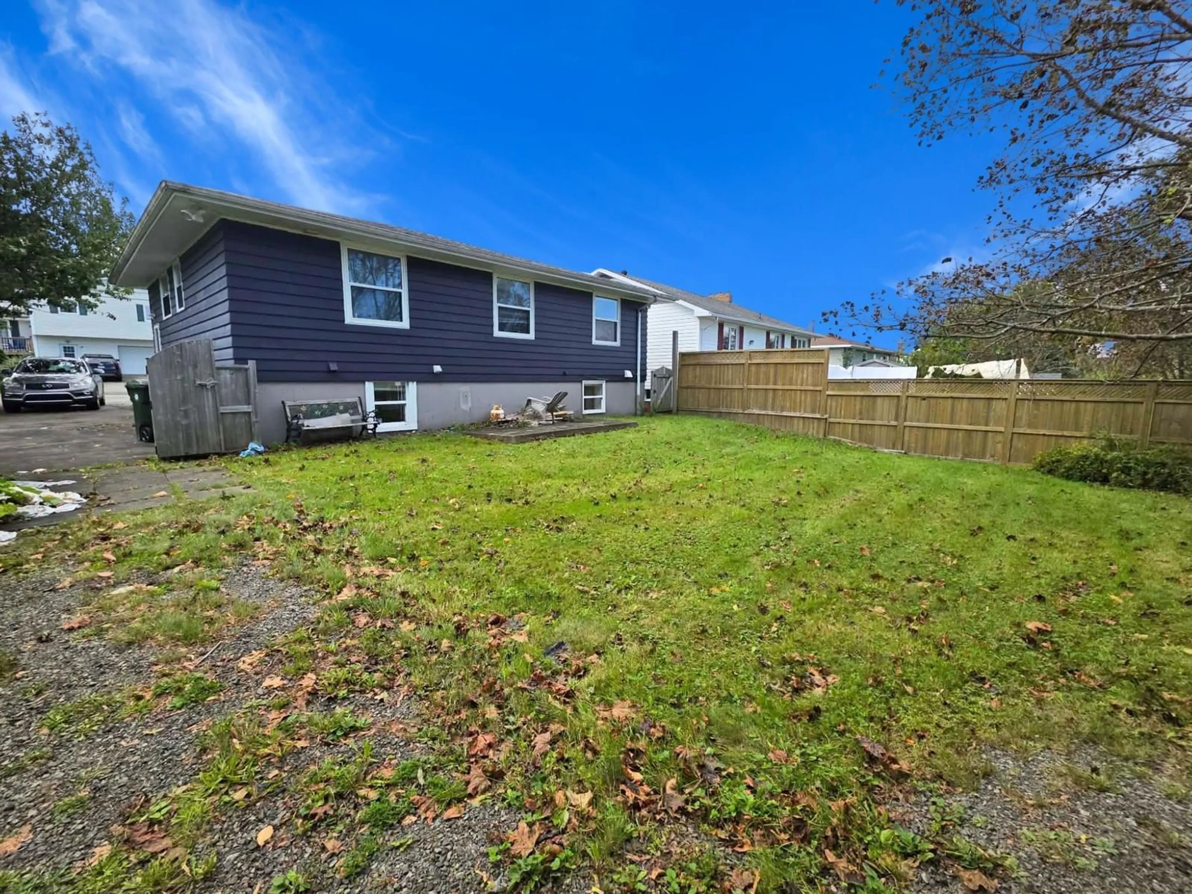 A pic from outside/outdoor area/front of a property/back of a property/a pic from drone, street for 59 Lynne Dr, Sydney Nova Scotia B1P 2Z7