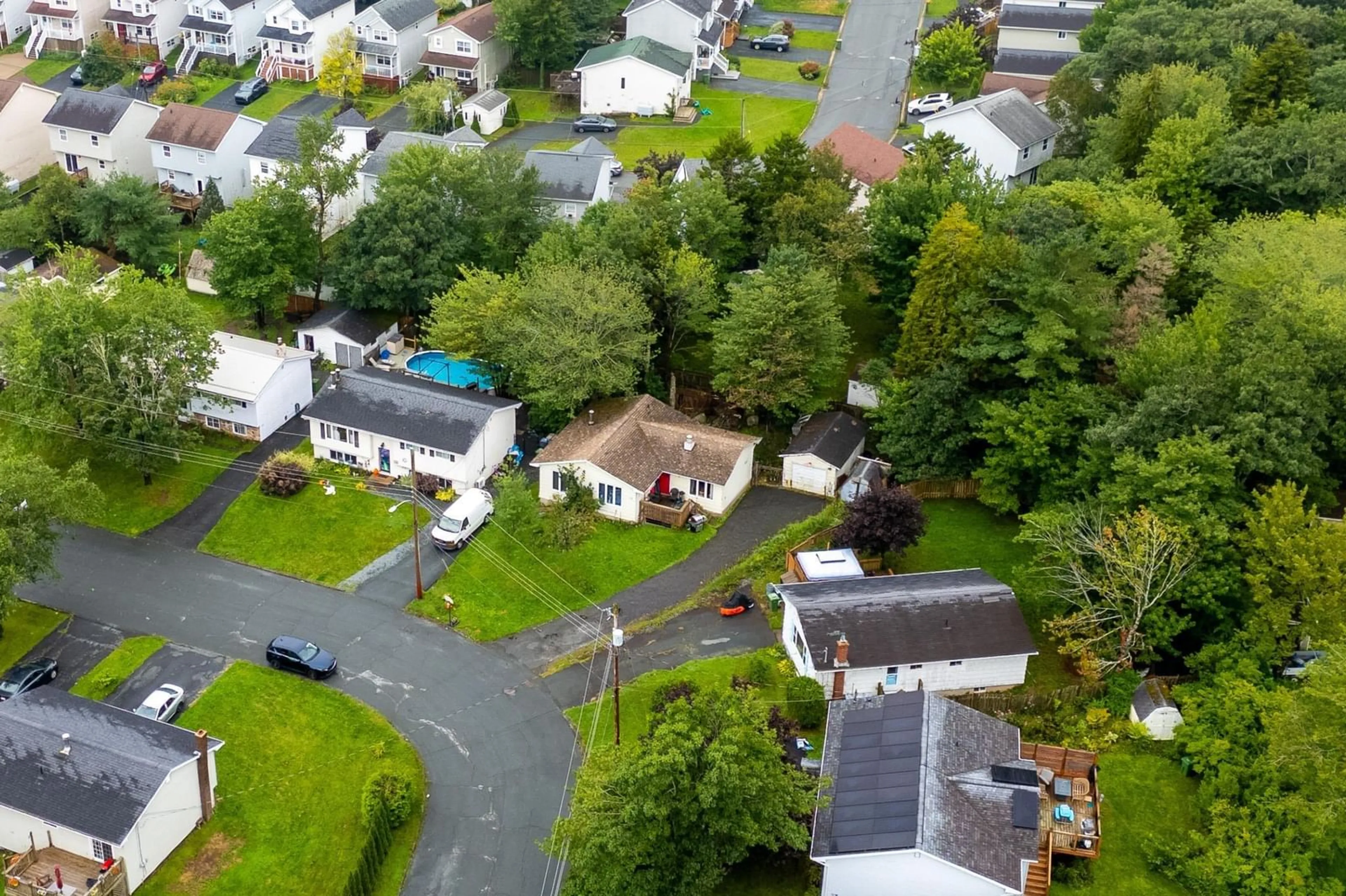 A pic from outside/outdoor area/front of a property/back of a property/a pic from drone, street for 72 Greendale Crt, Timberlea Nova Scotia B3T 1J6