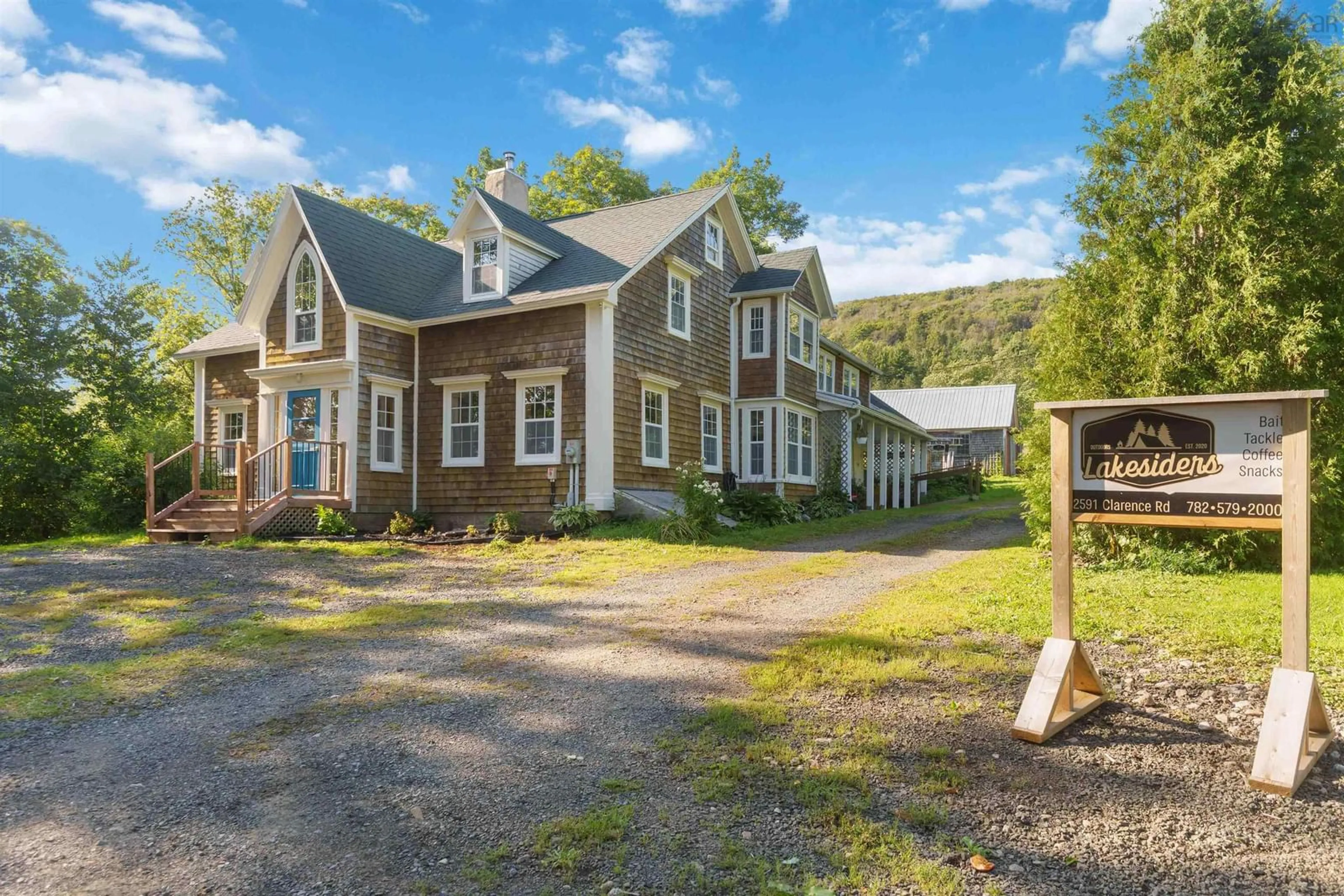 A pic from outside/outdoor area/front of a property/back of a property/a pic from drone, unknown for 2591 Clarence Rd, Clarence Nova Scotia B0S 1C0