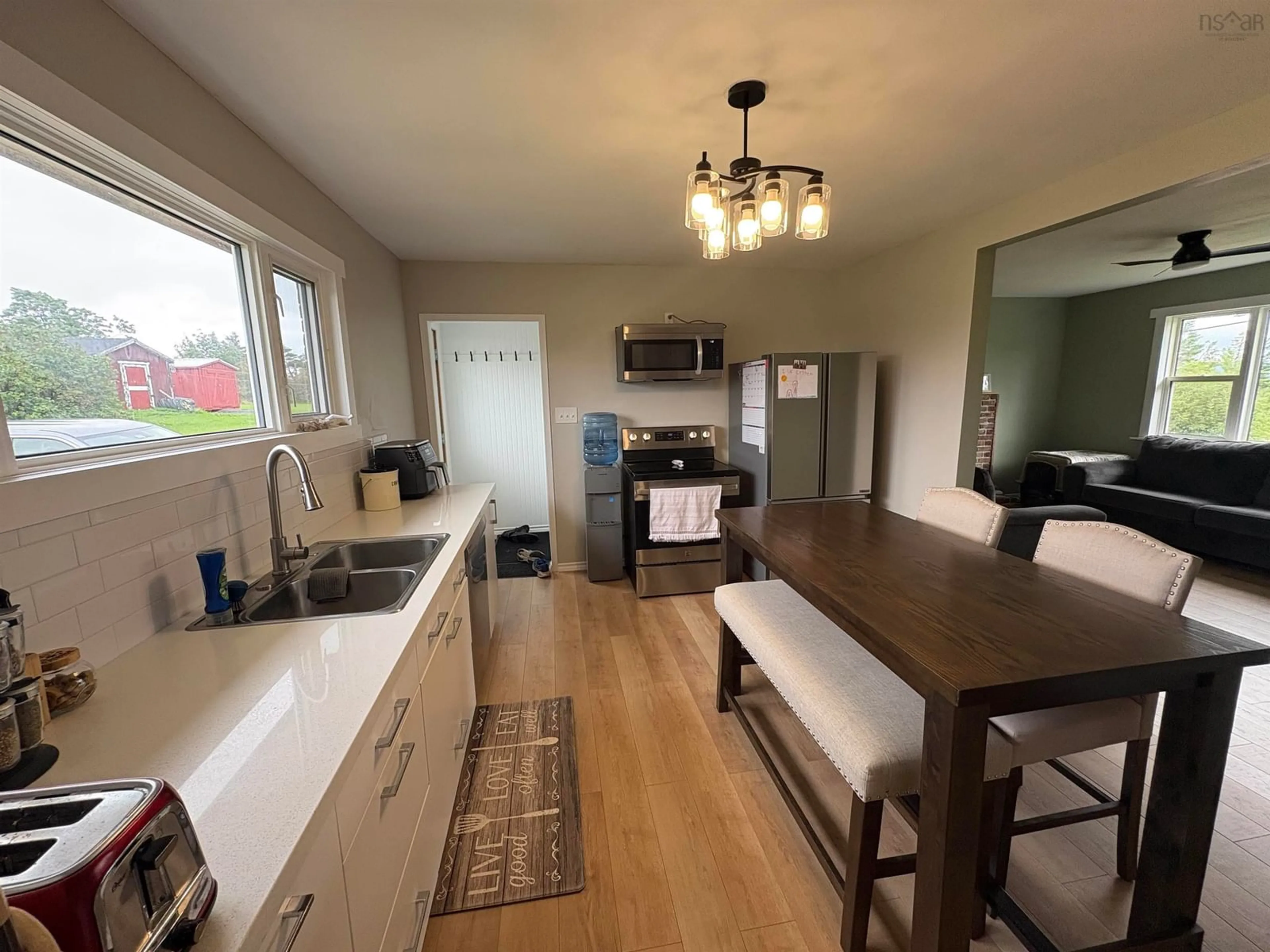 Open concept kitchen, unknown for 2049 Frasers Mountain Rd, Frasers Mountain Nova Scotia B2H 5C4
