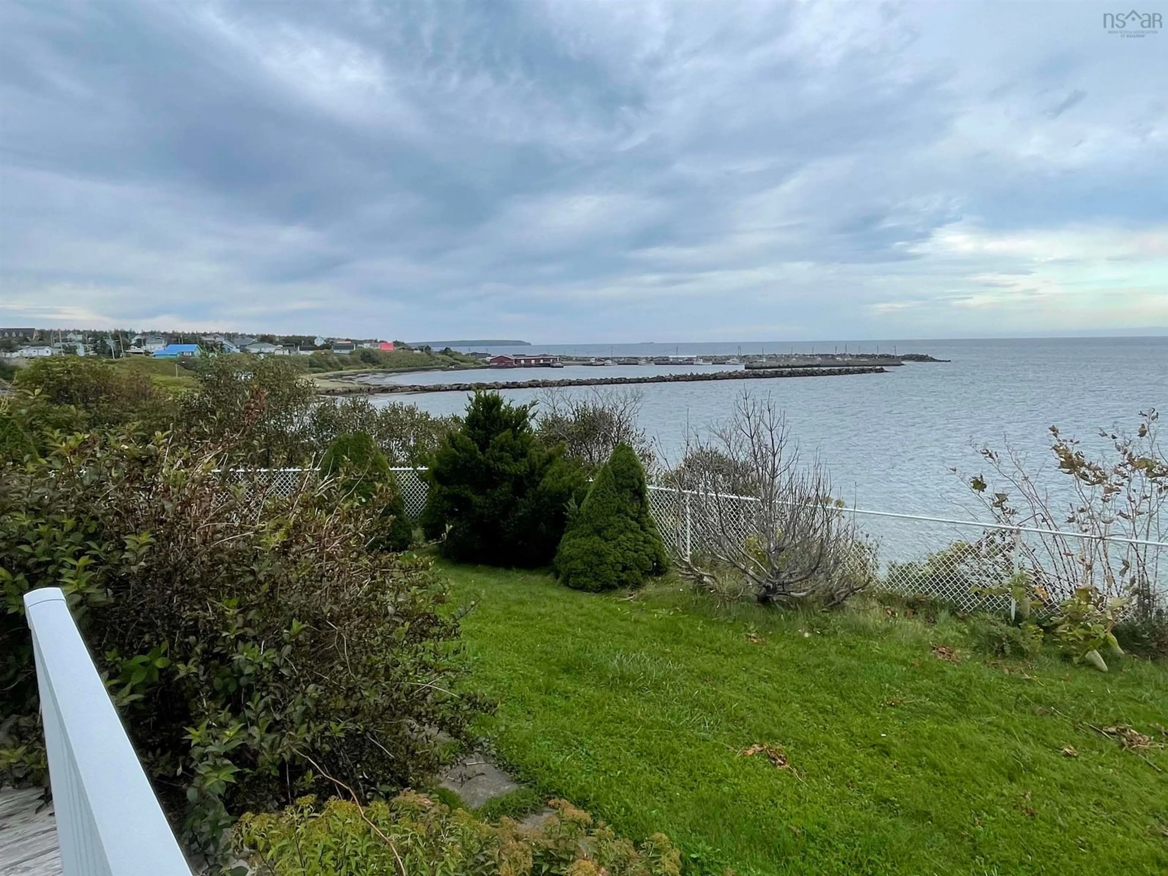 A pic from outside/outdoor area/front of a property/back of a property/a pic from drone, water/lake/river/ocean view for 2833 Highway 255, Port Morien Nova Scotia B1B 1V9