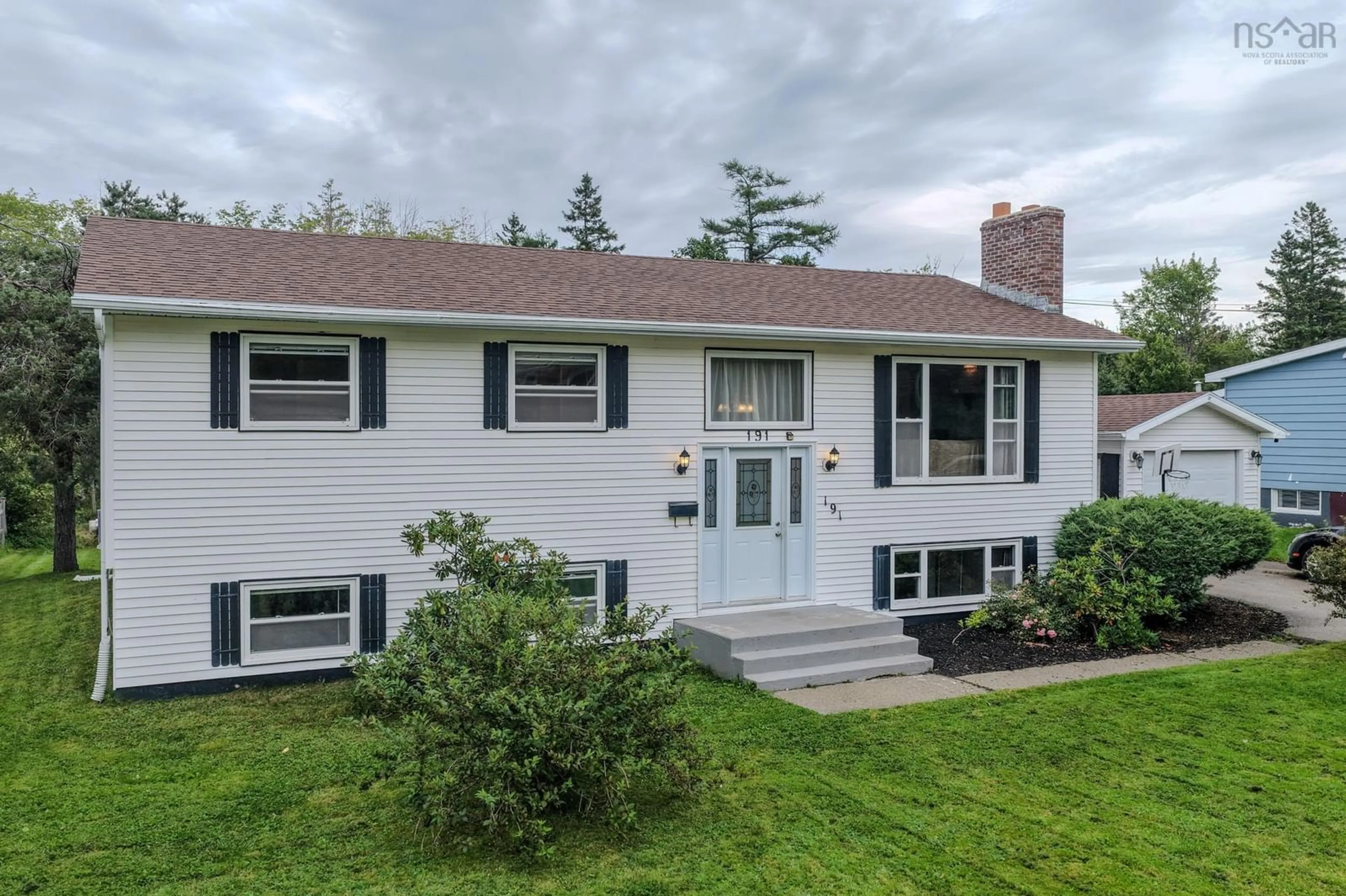 Home with vinyl exterior material, street for 191 Weidner Dr, Sydney Nova Scotia B1S 1V4