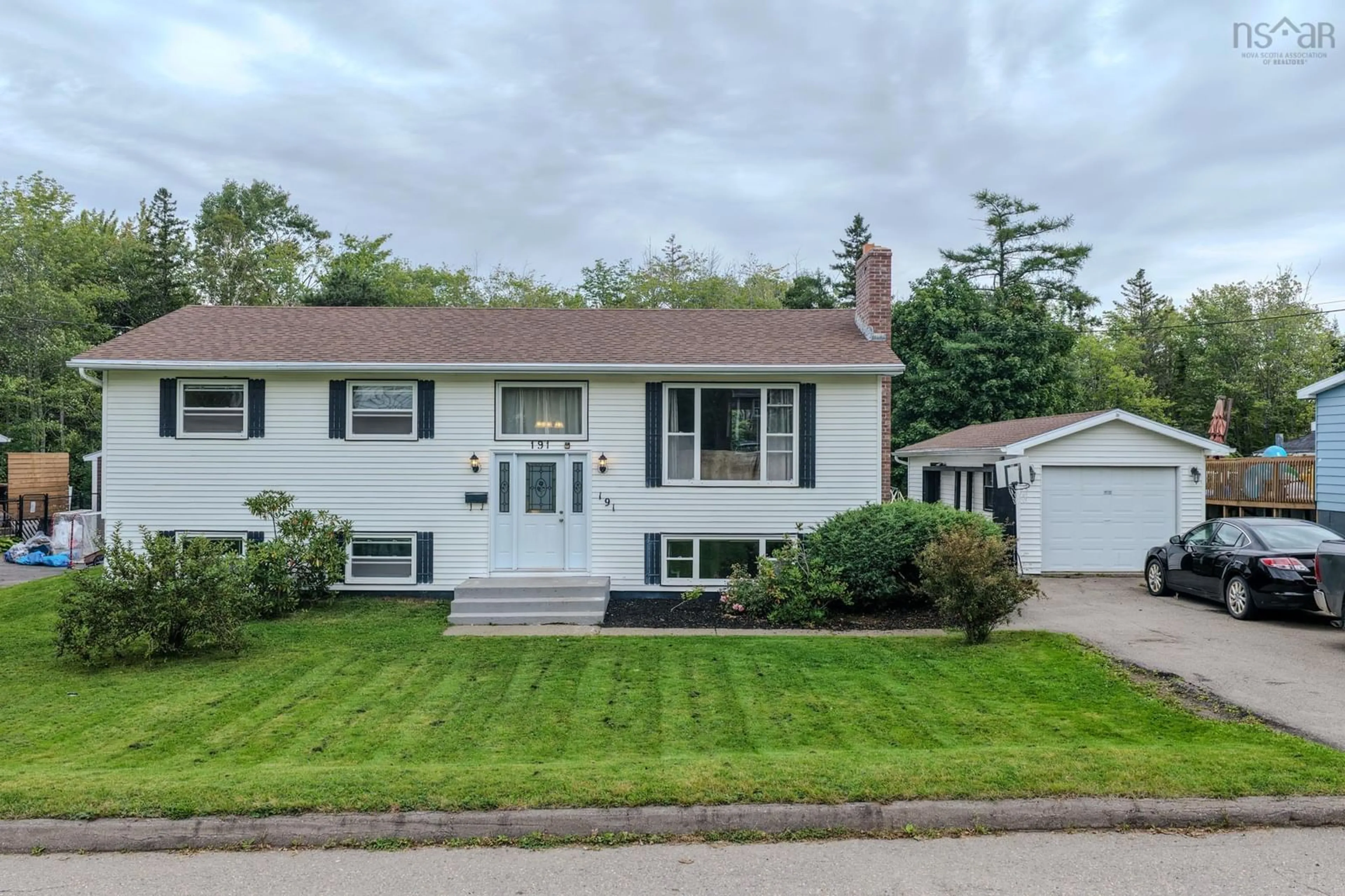 Home with vinyl exterior material, street for 191 Weidner Dr, Sydney Nova Scotia B1S 1V4