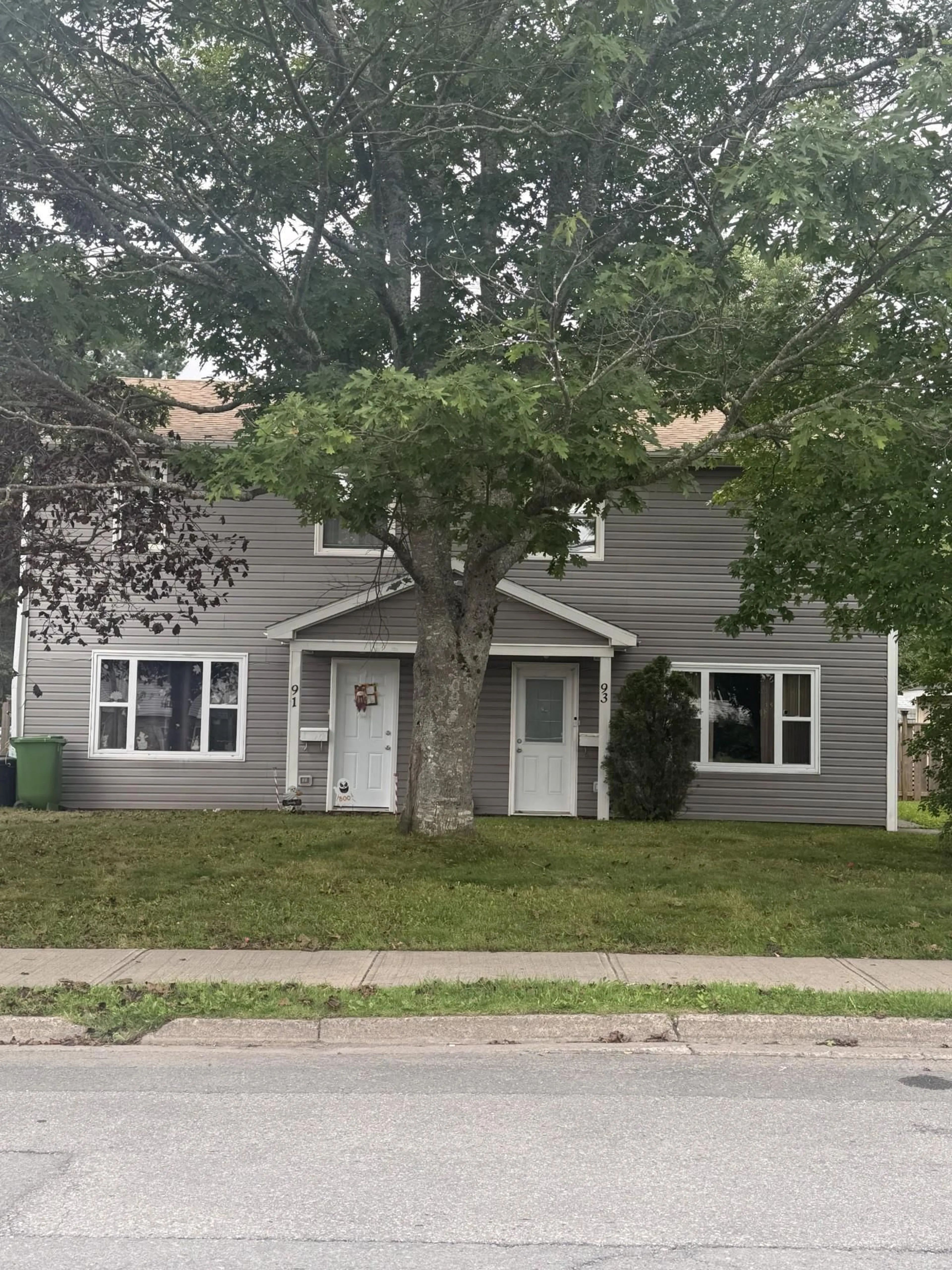 Home with vinyl exterior material, street for 91/93 Braemore Avenue, Antigonish, N.S. #91 & 93, Antigonish Nova Scotia B2G 1L2