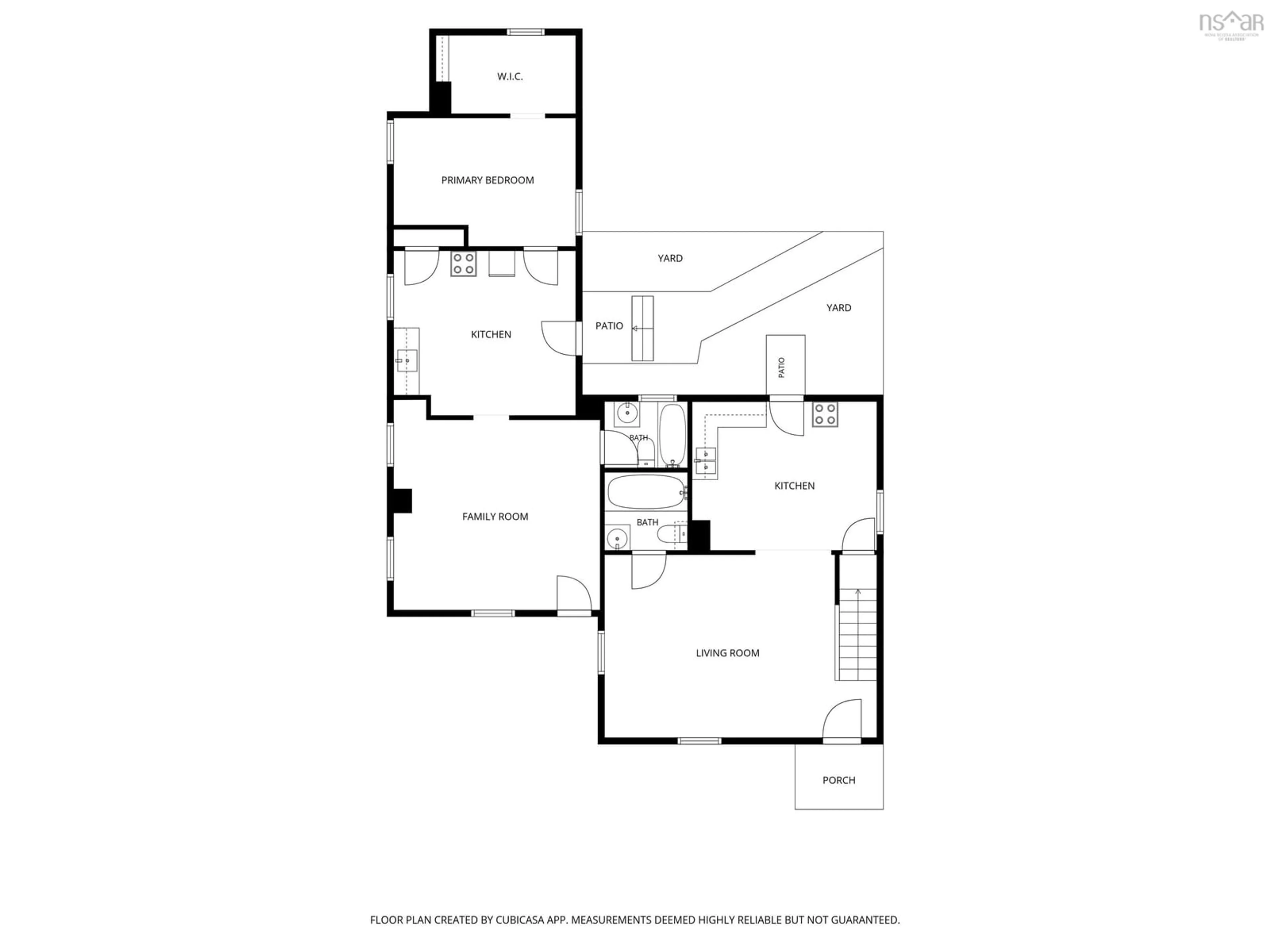 Floor plan for 1357 River Rd, Bear River Nova Scotia B0S 1B0