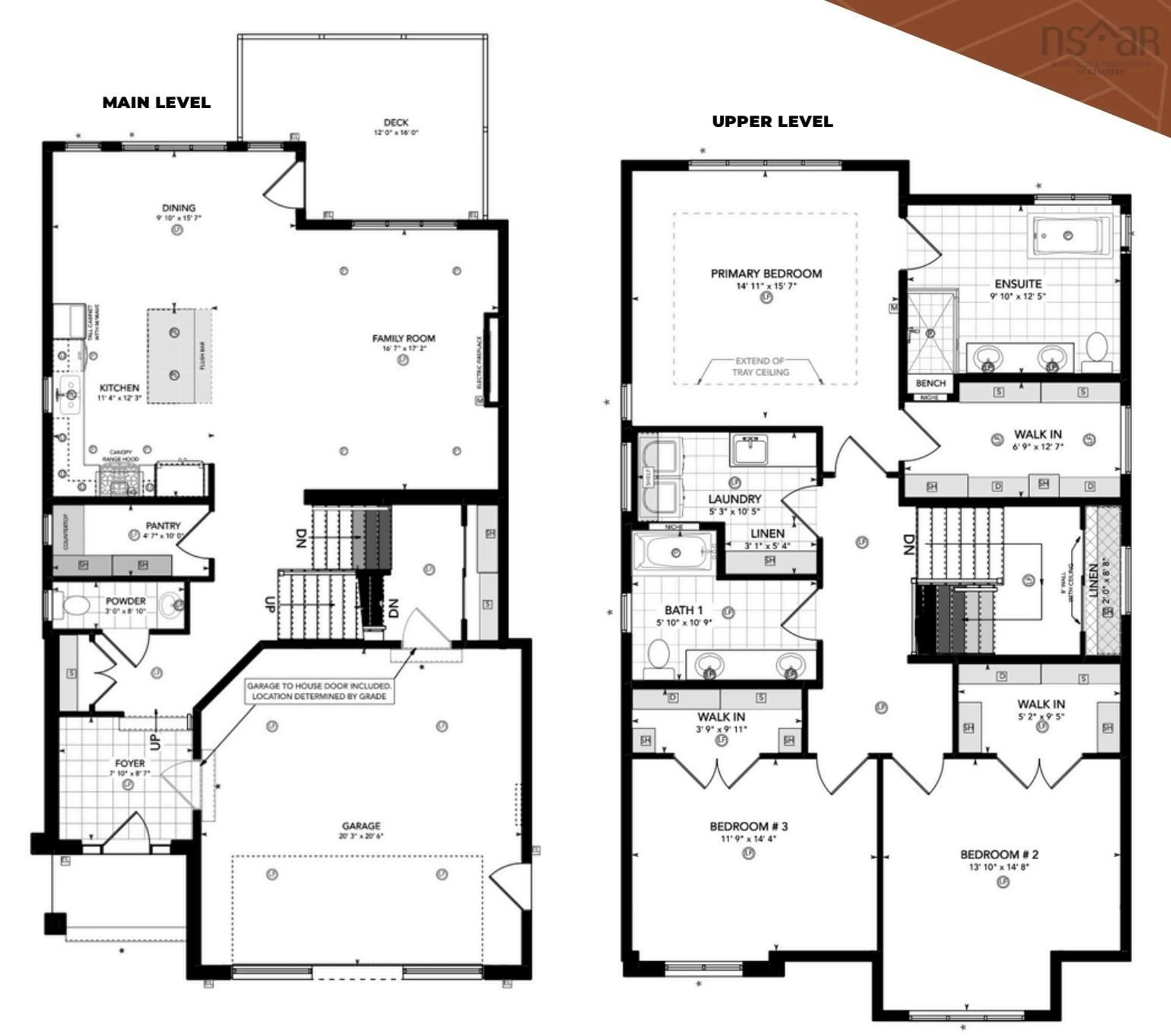 Floor plan for 136 Gardenia Way #GW020, Dartmouth Nova Scotia B2X 0C8